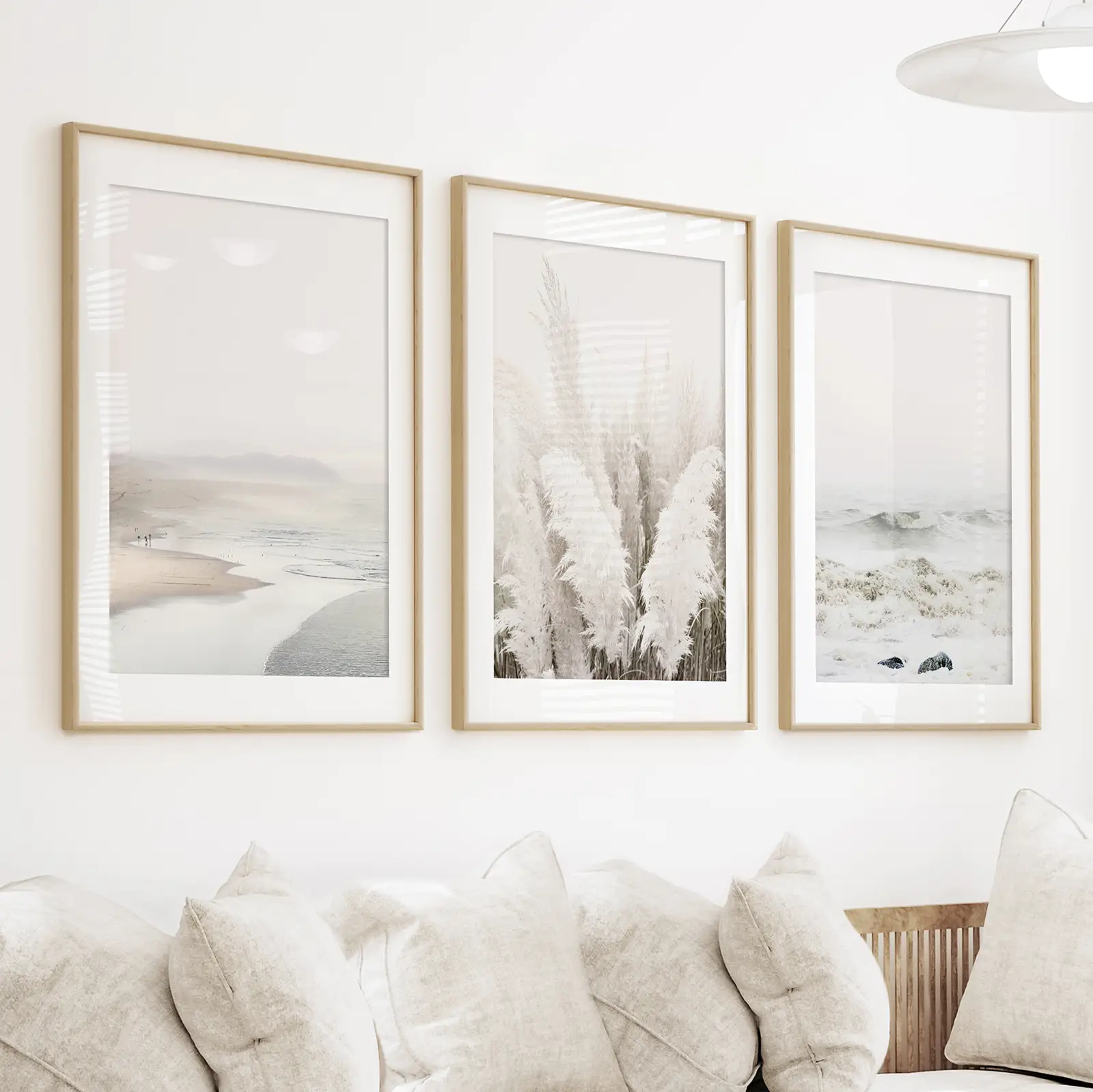 Beige Boho Beach Wall Art. Set of 3 Prints - Image 2