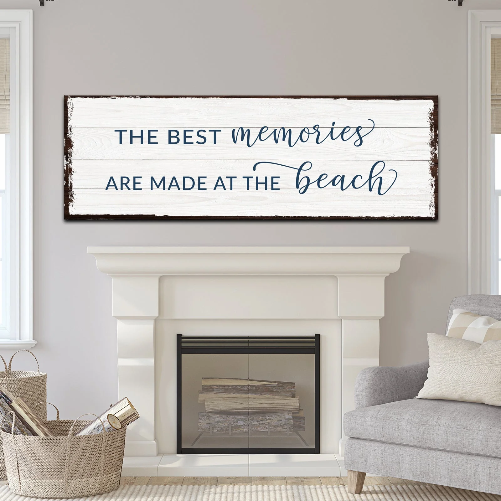 Best Memories At The Beach Sign - Image 2