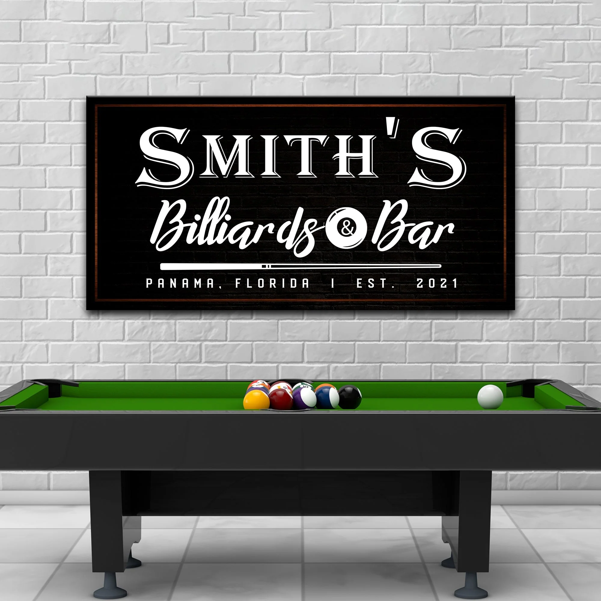 Billiards And Bar Sign - Image 10