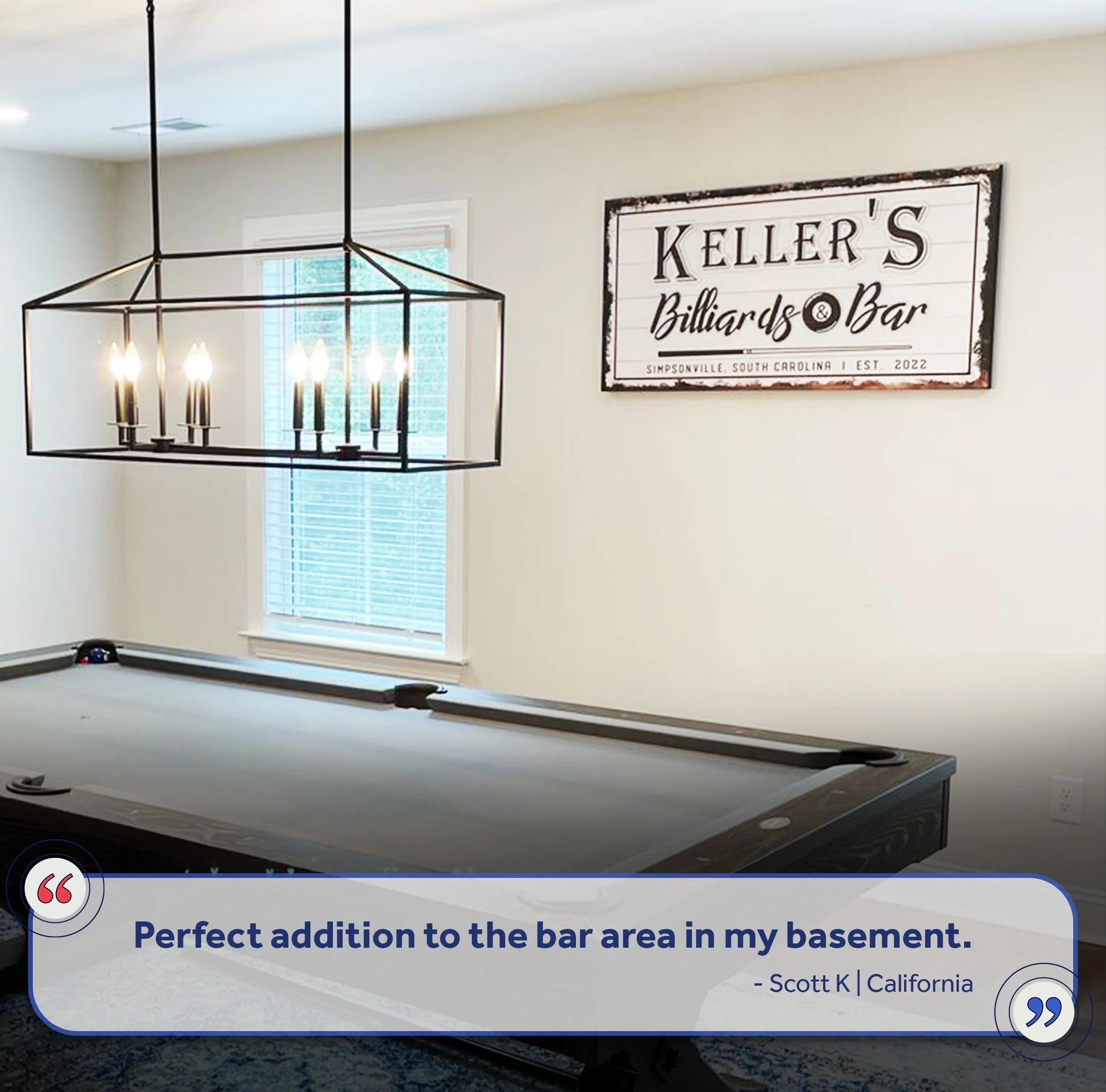 Billiards And Bar Sign - Image 7