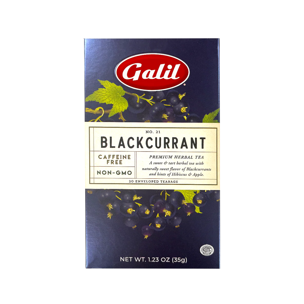 Black Currant Herbal Tea, Galil