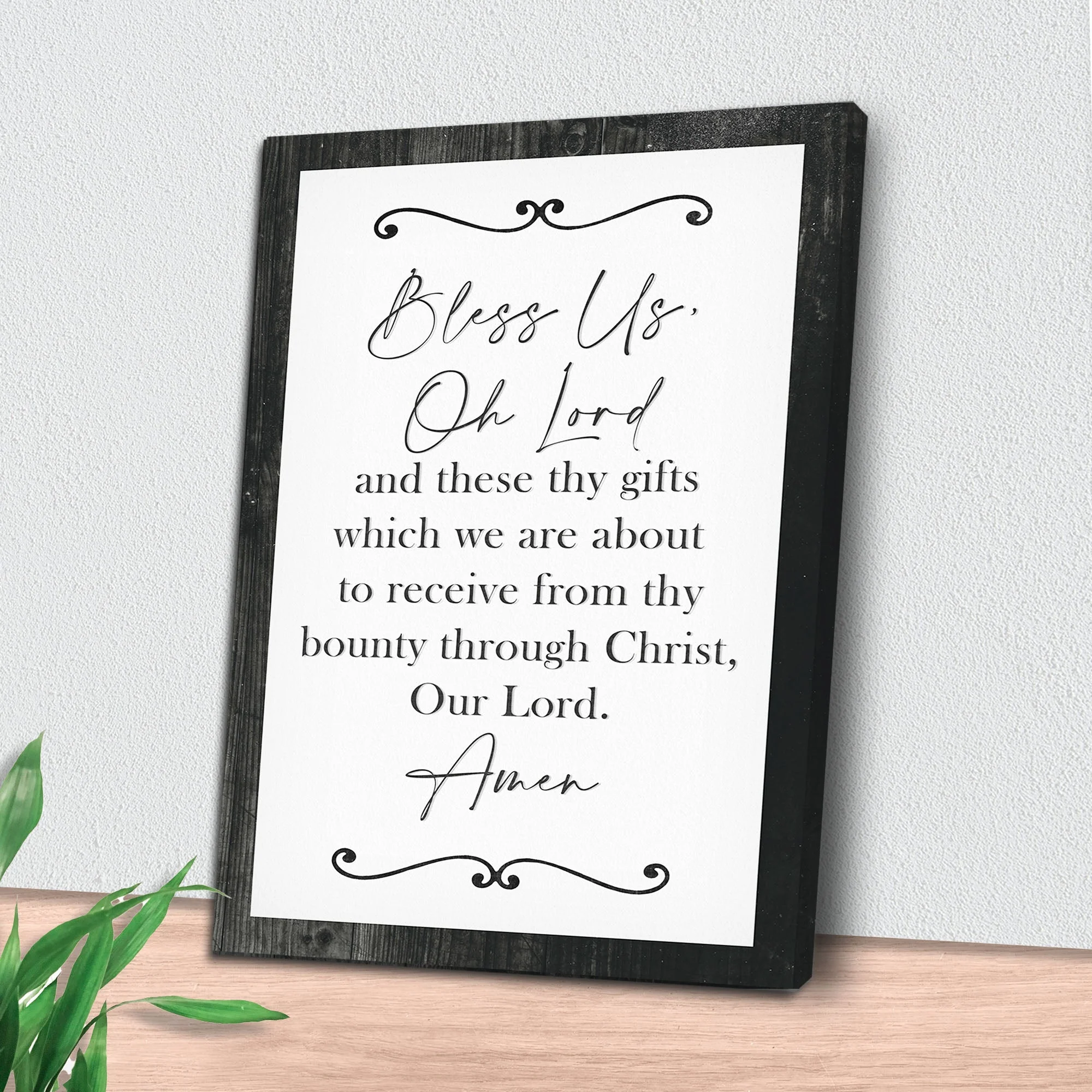 Bless Us Oh Lord And These Thy Gifts Sign VI - Image 3