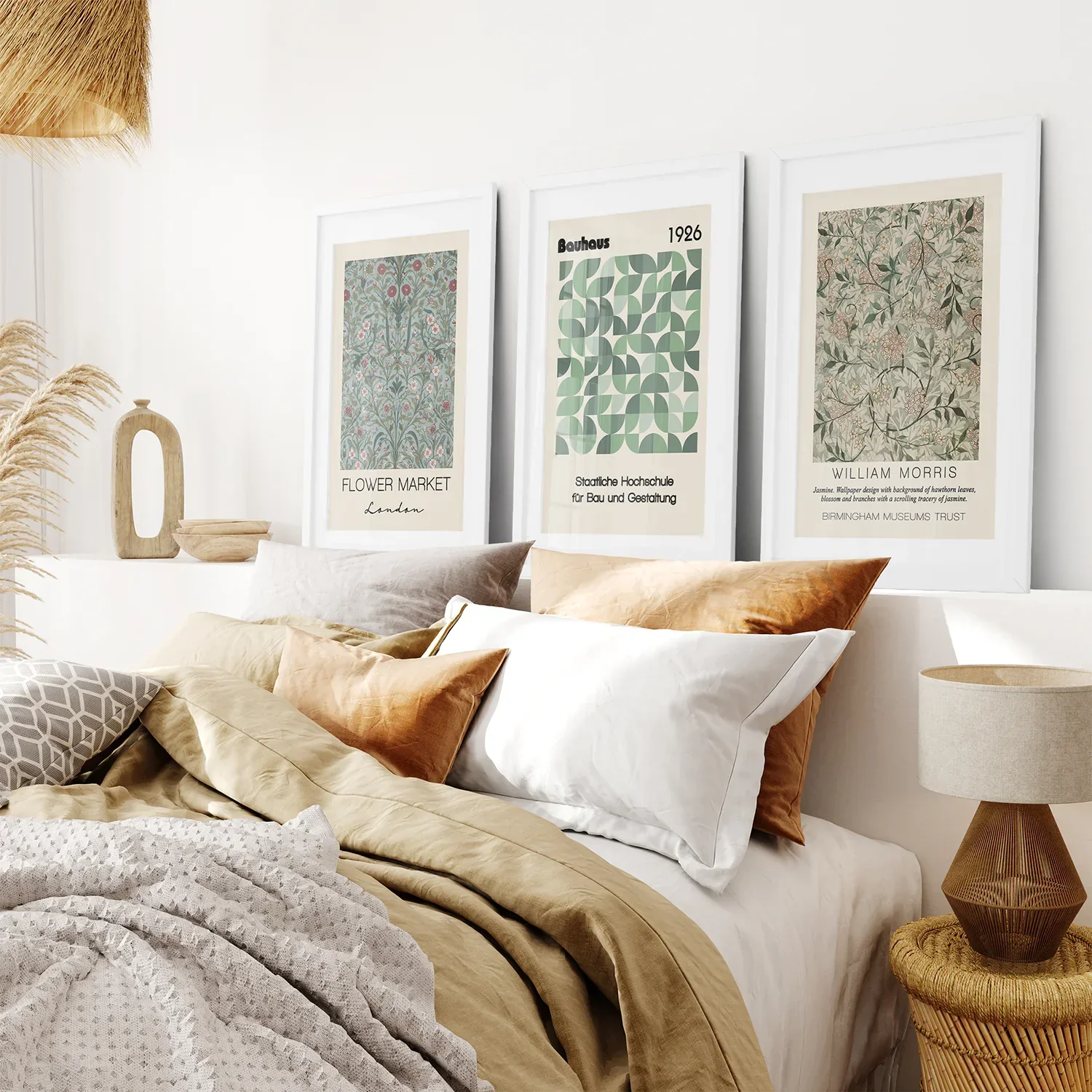 Botanical Neutral Wall Art Home Posters Set - Image 3