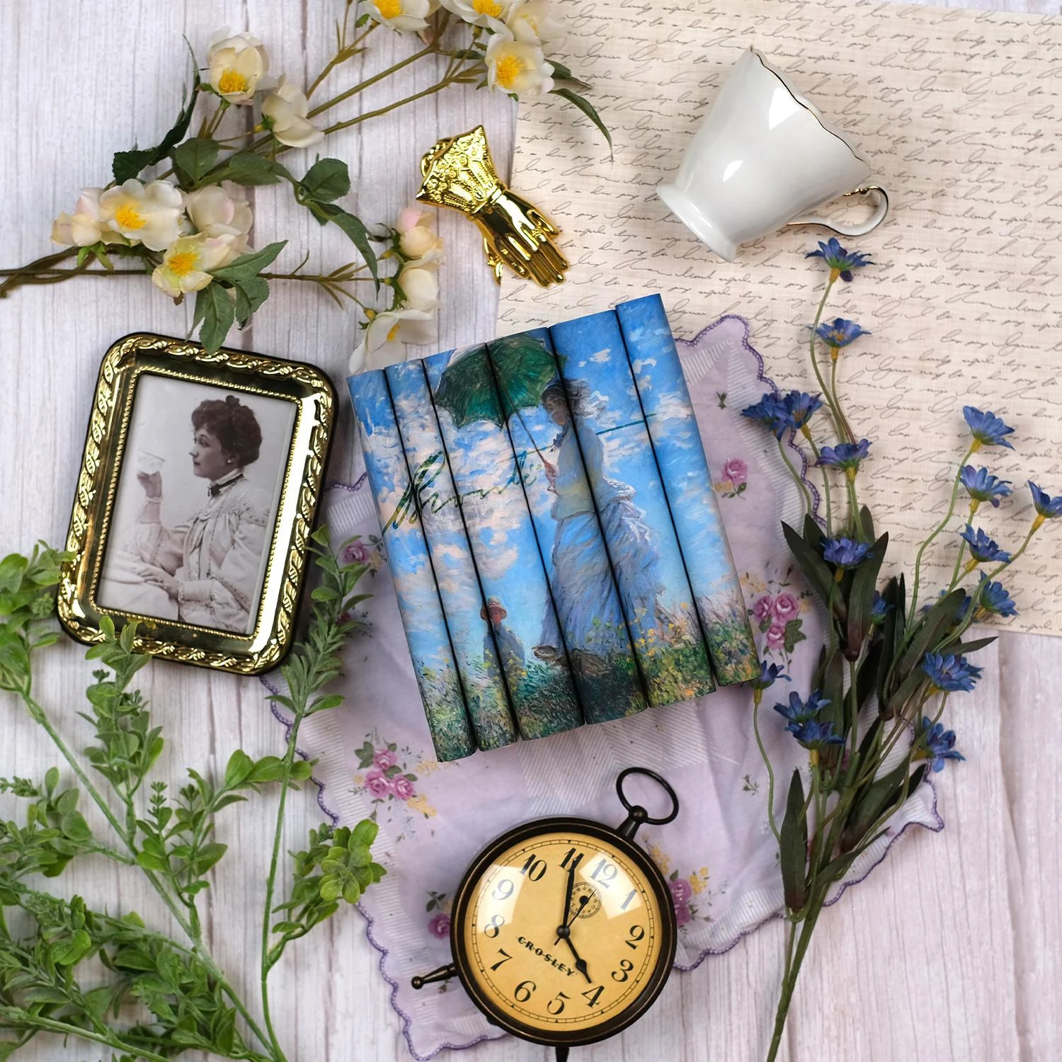 Brontë Sisters Monet Impressionist Painting Book Set - Image 5