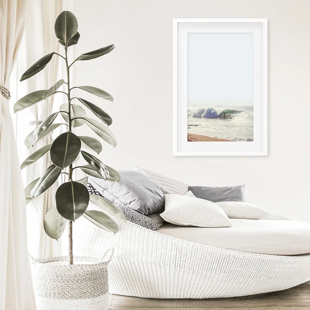 California Surfing. Coastal Waves Wall Art Print - Image 5