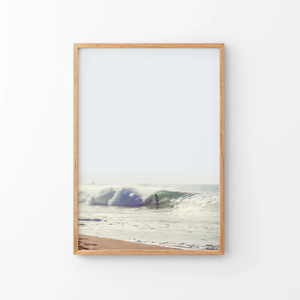 California Surfing. Coastal Waves Wall Art Print - Image 8