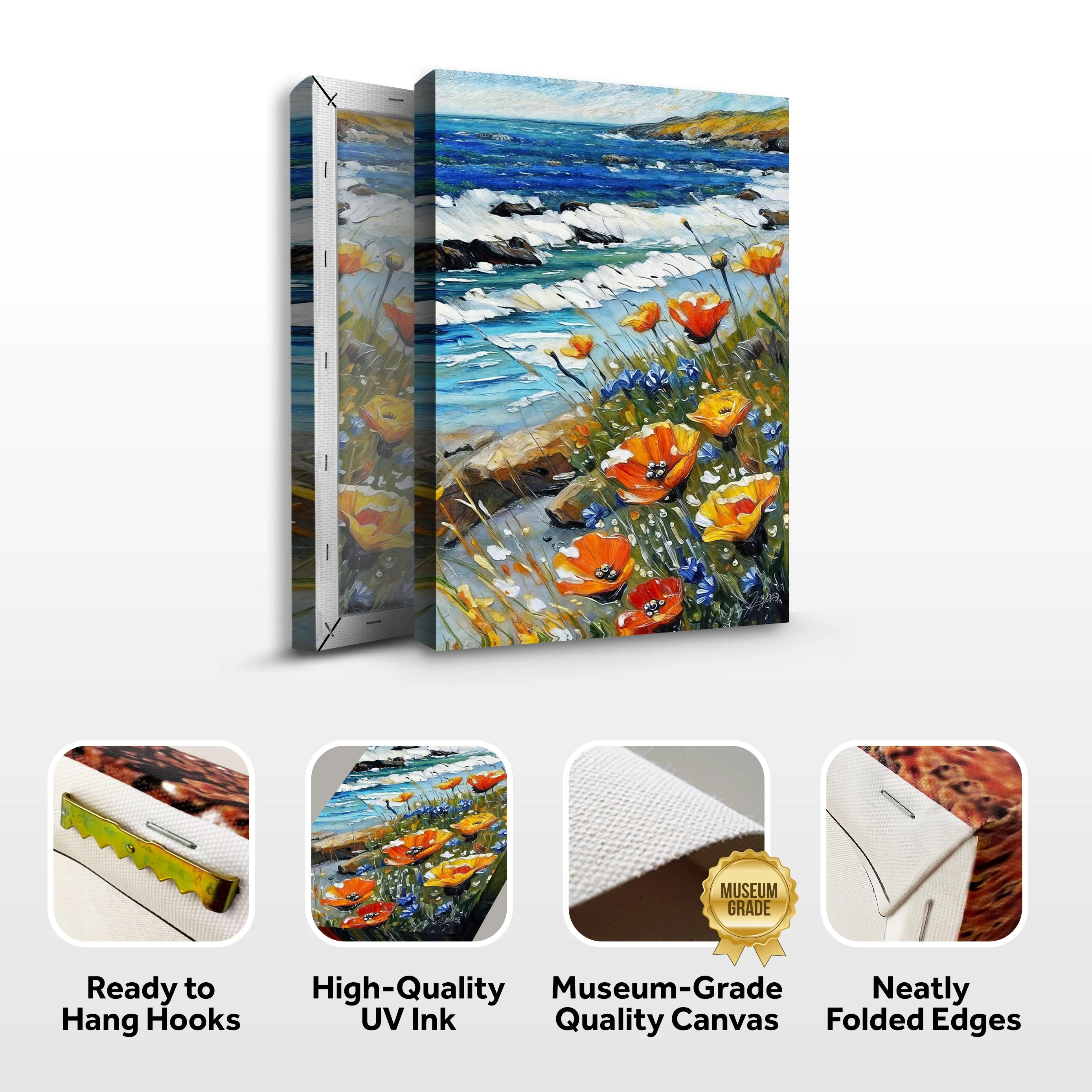 Canvas Print: "Coastal Blooms" - Image 5