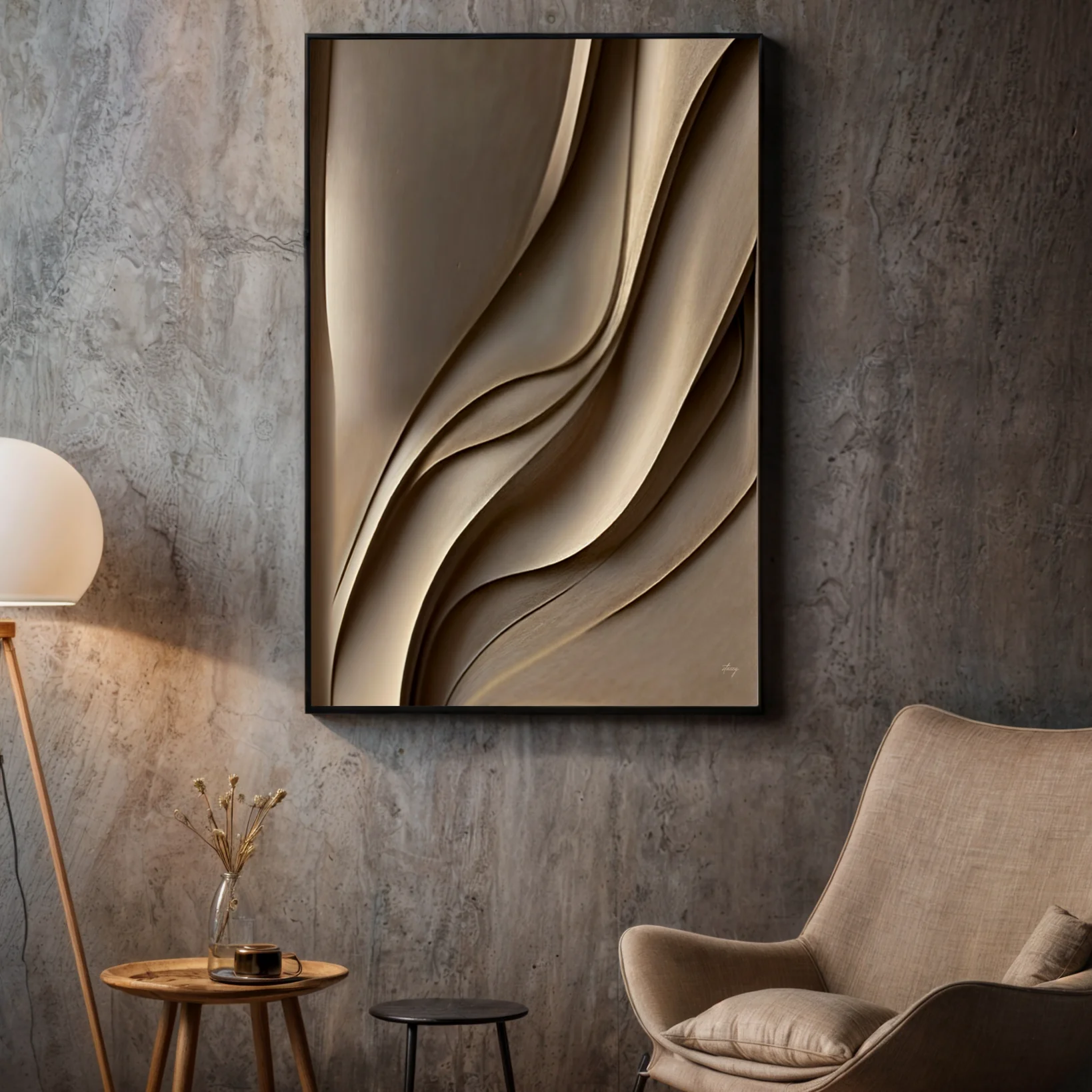 Canvas Print: "Drifted Elegance" - Image 3