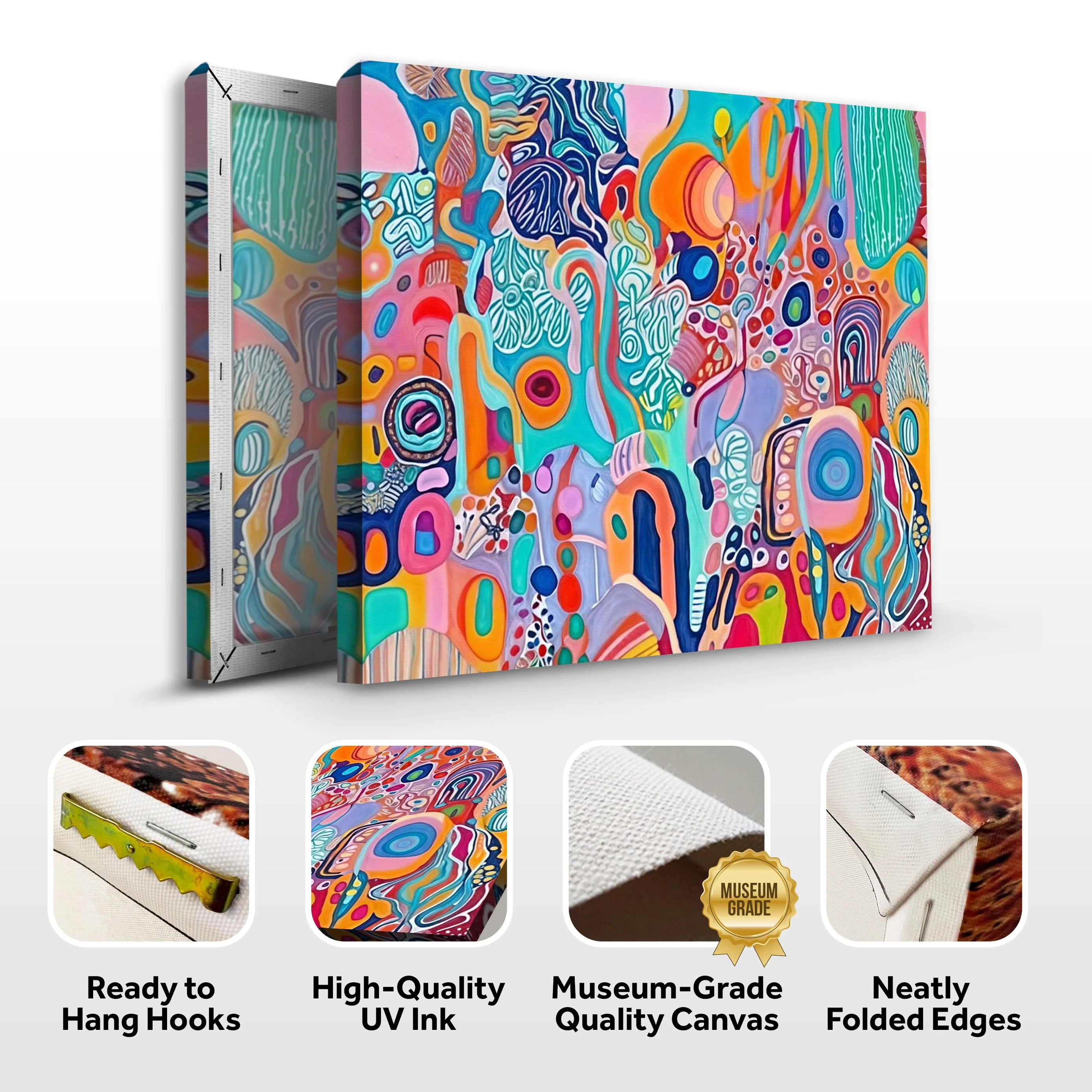 Canvas Print: "Kaleidoscopic Voyage III" - Image 4