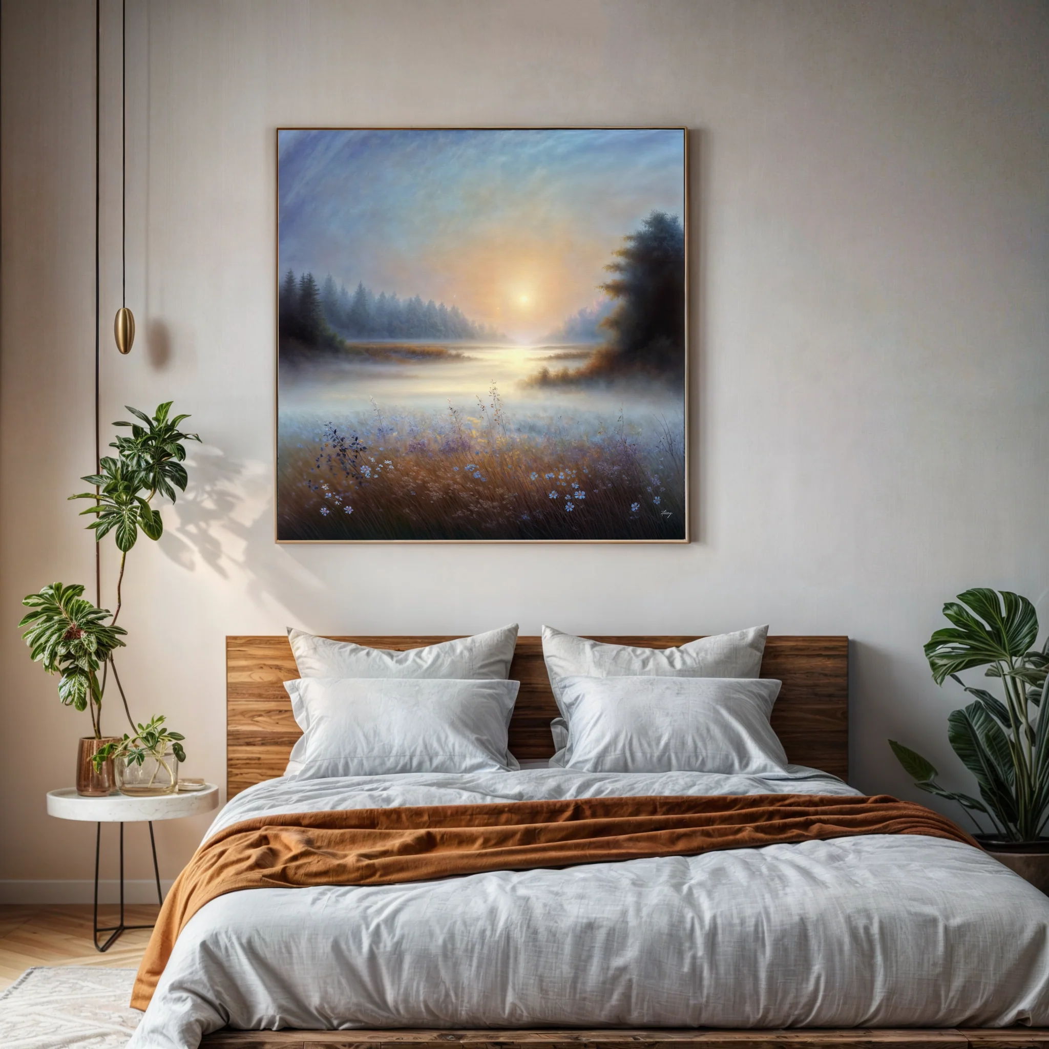 Canvas Print: Misty Serenade - Image 3