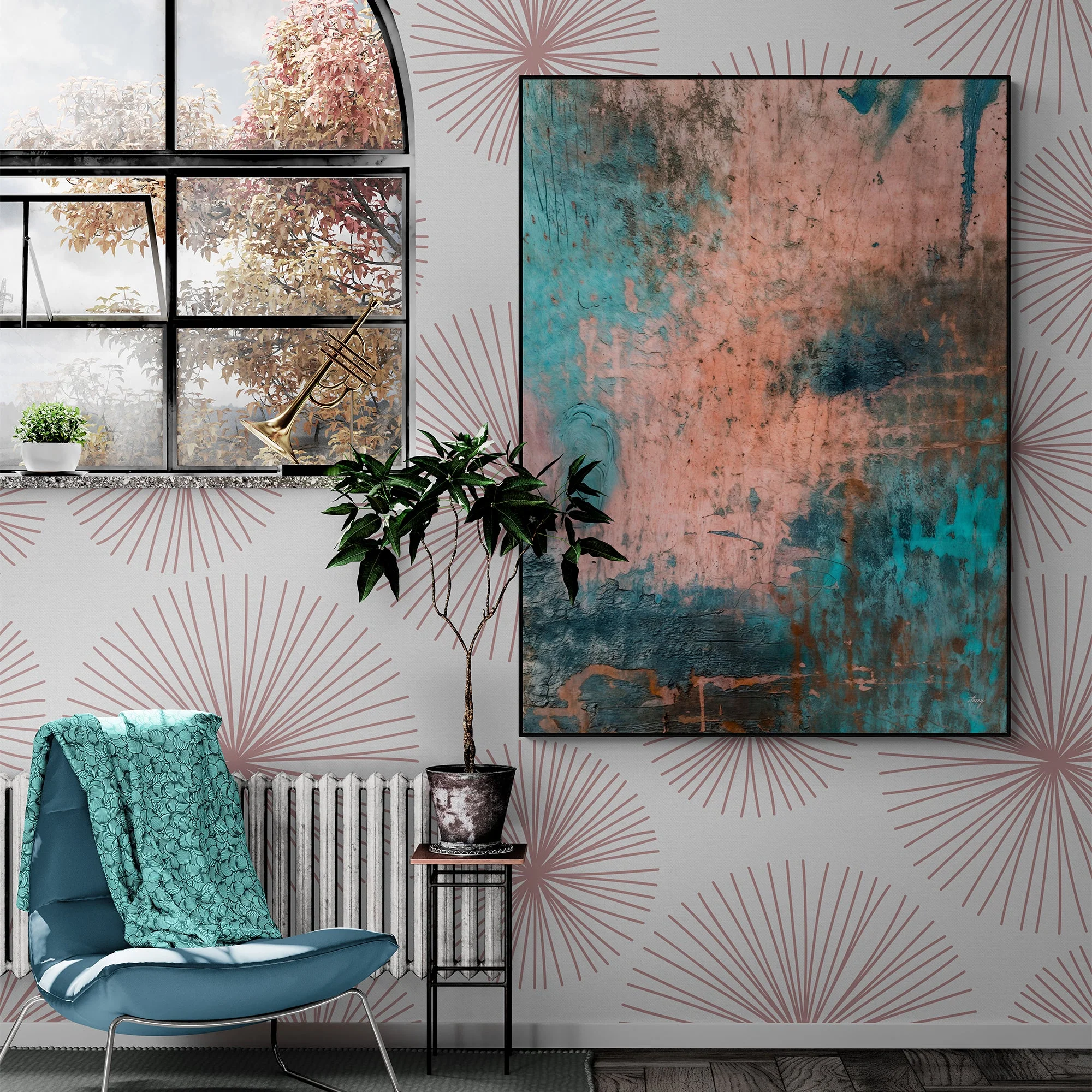 Canvas Print: "Patina Cascade" - Image 2