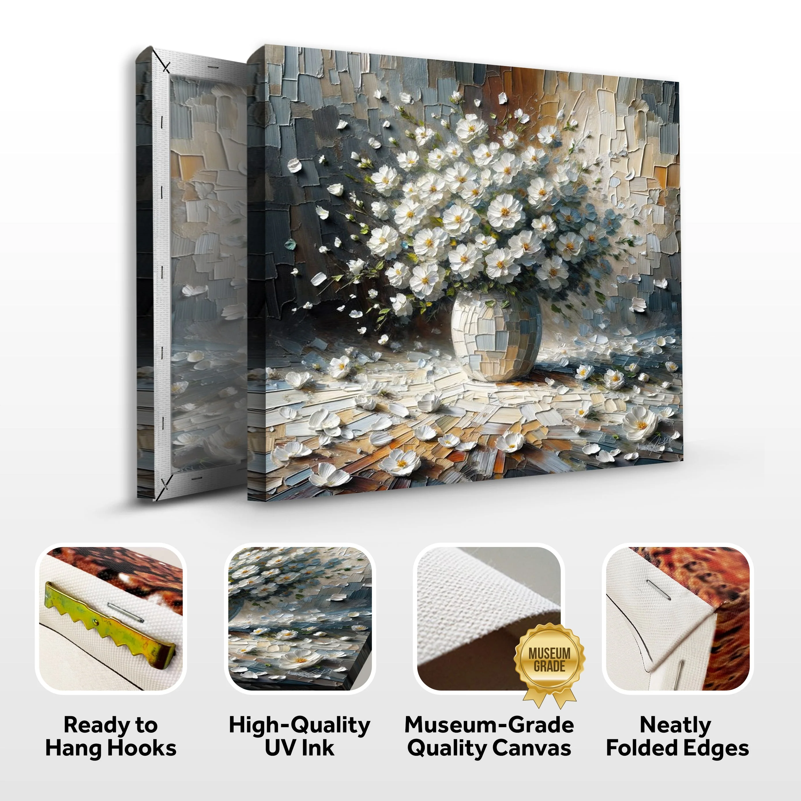 Canvas Print: "Porcelain Bloom" - Image 6