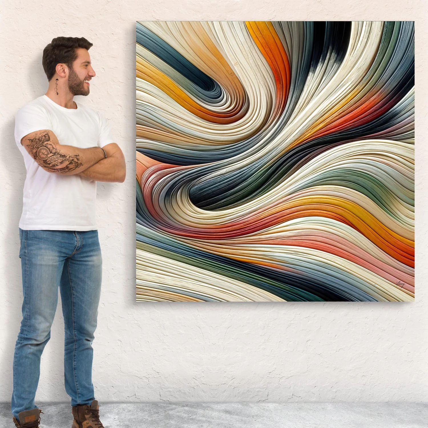 Canvas Print: "Spectral Swirl" - Image 5