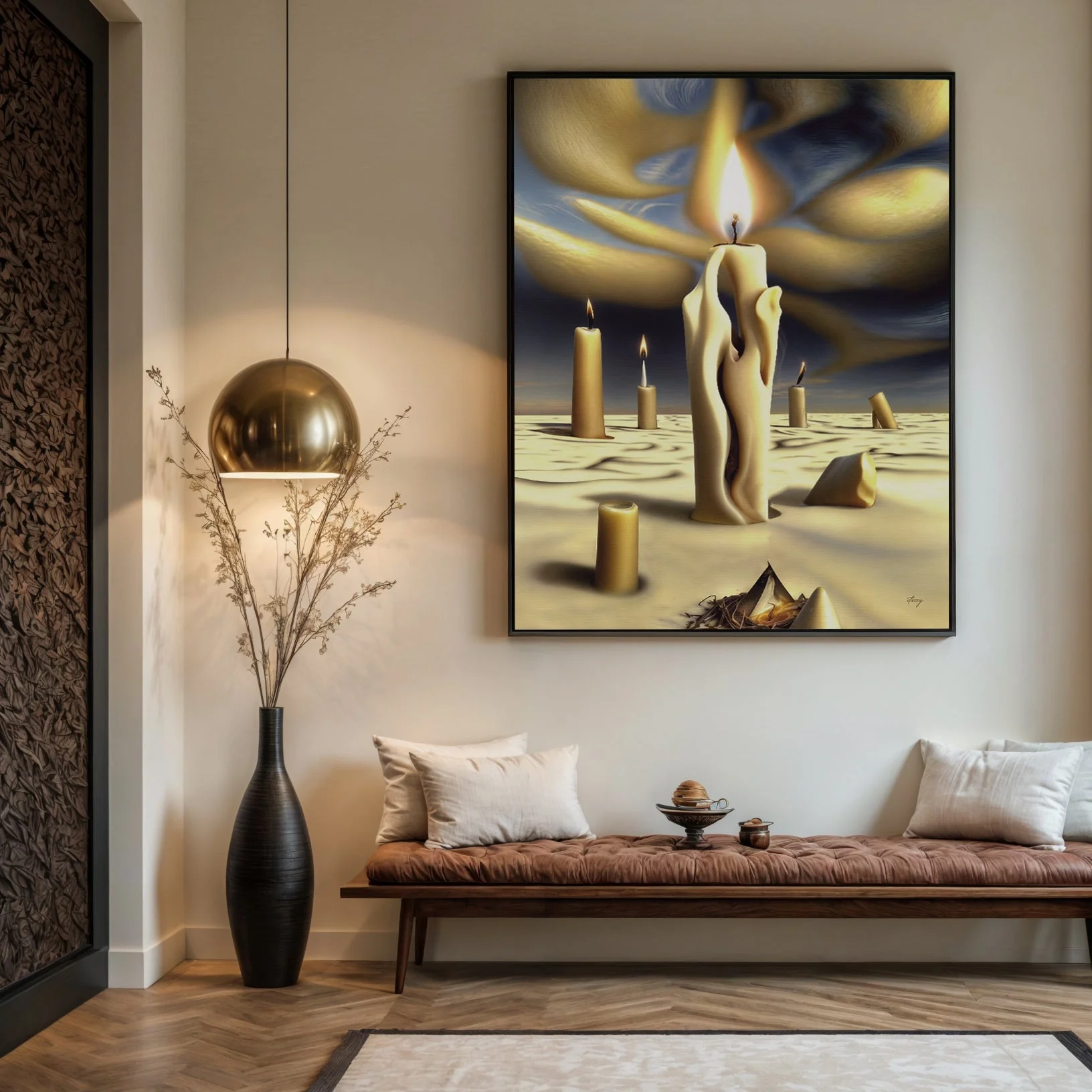 Canvas Print: "Surreal Flames" - Image 2
