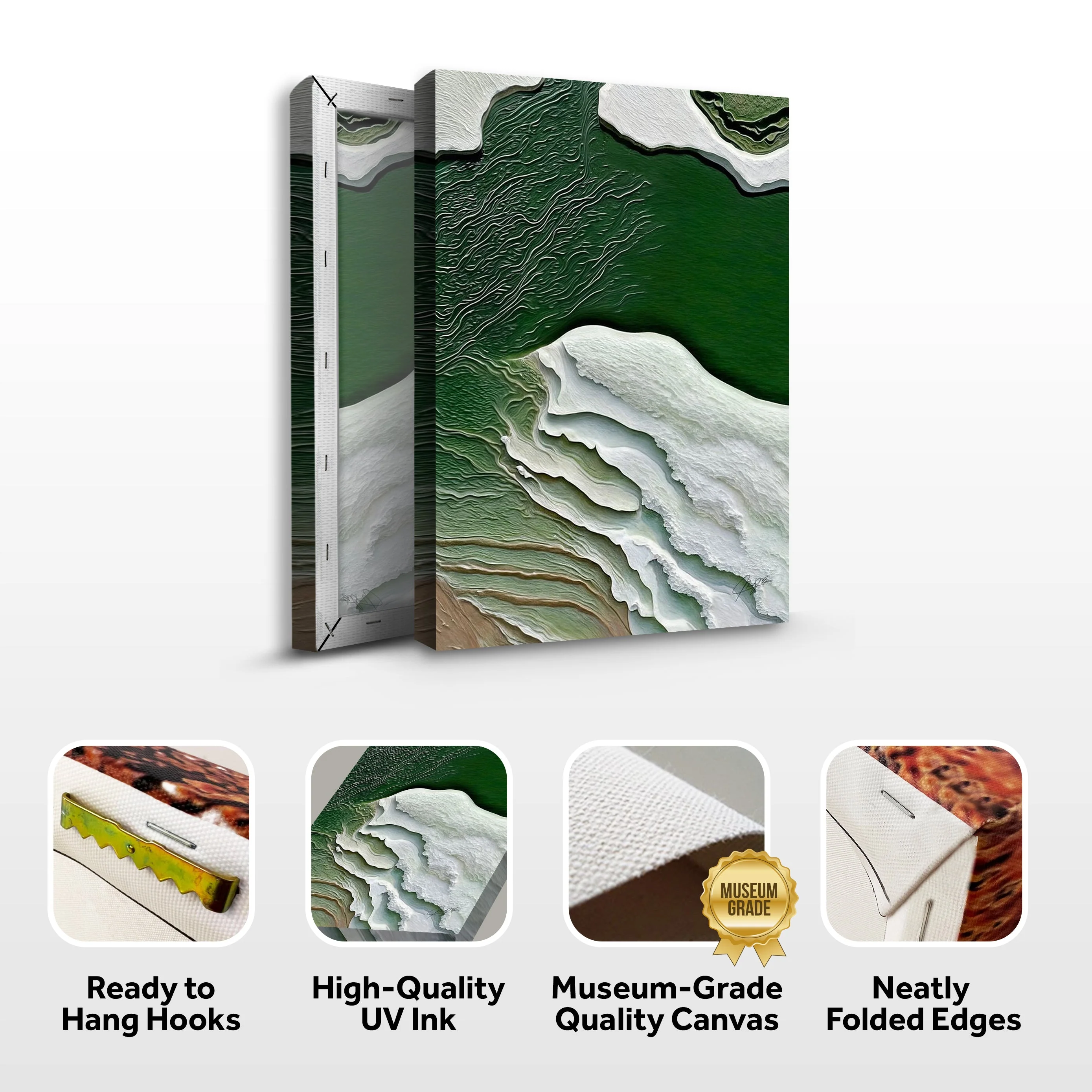 Canvas Print: "Verdant Cliffs II" - Image 4