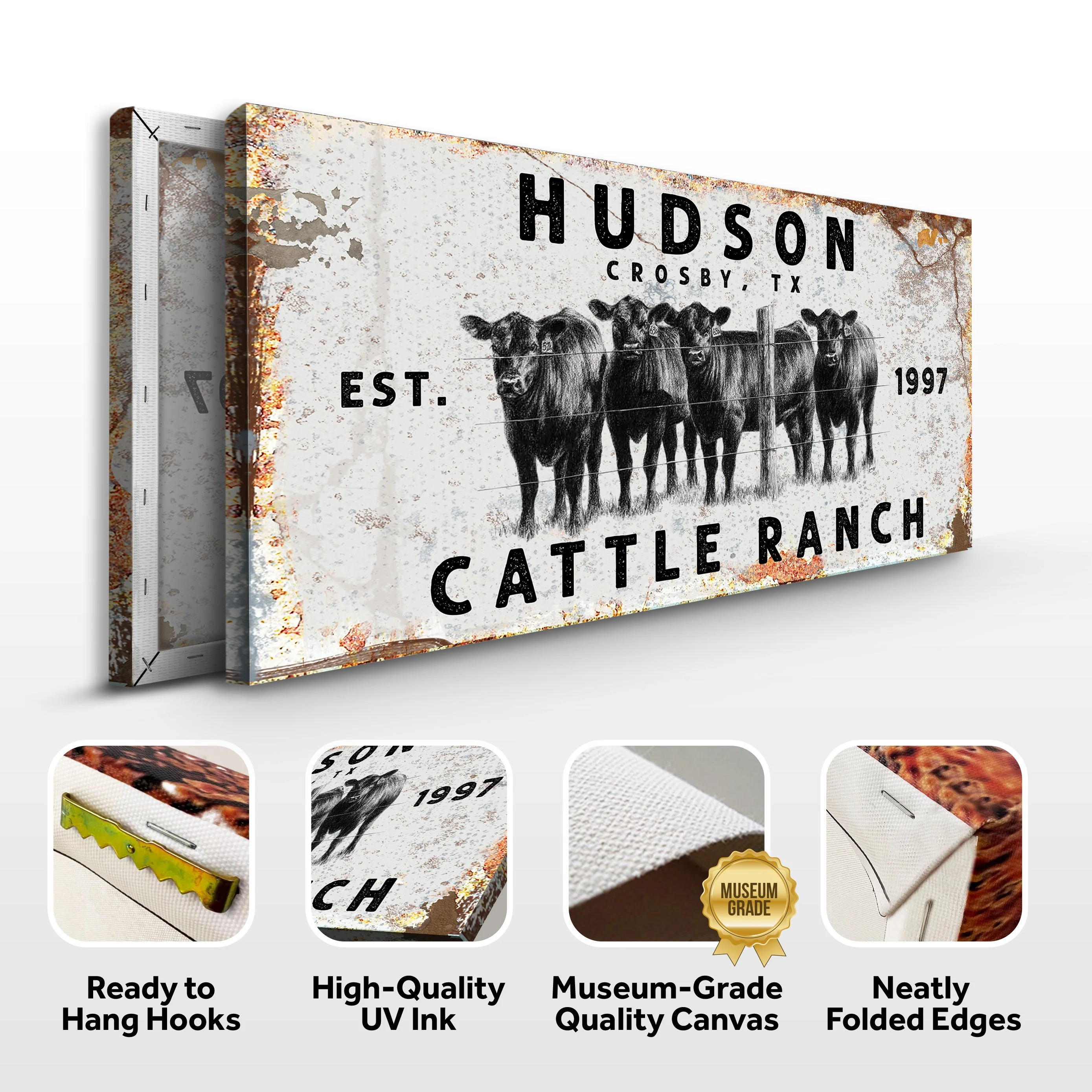 Cattle Ranch Rustic Sign - Image 4