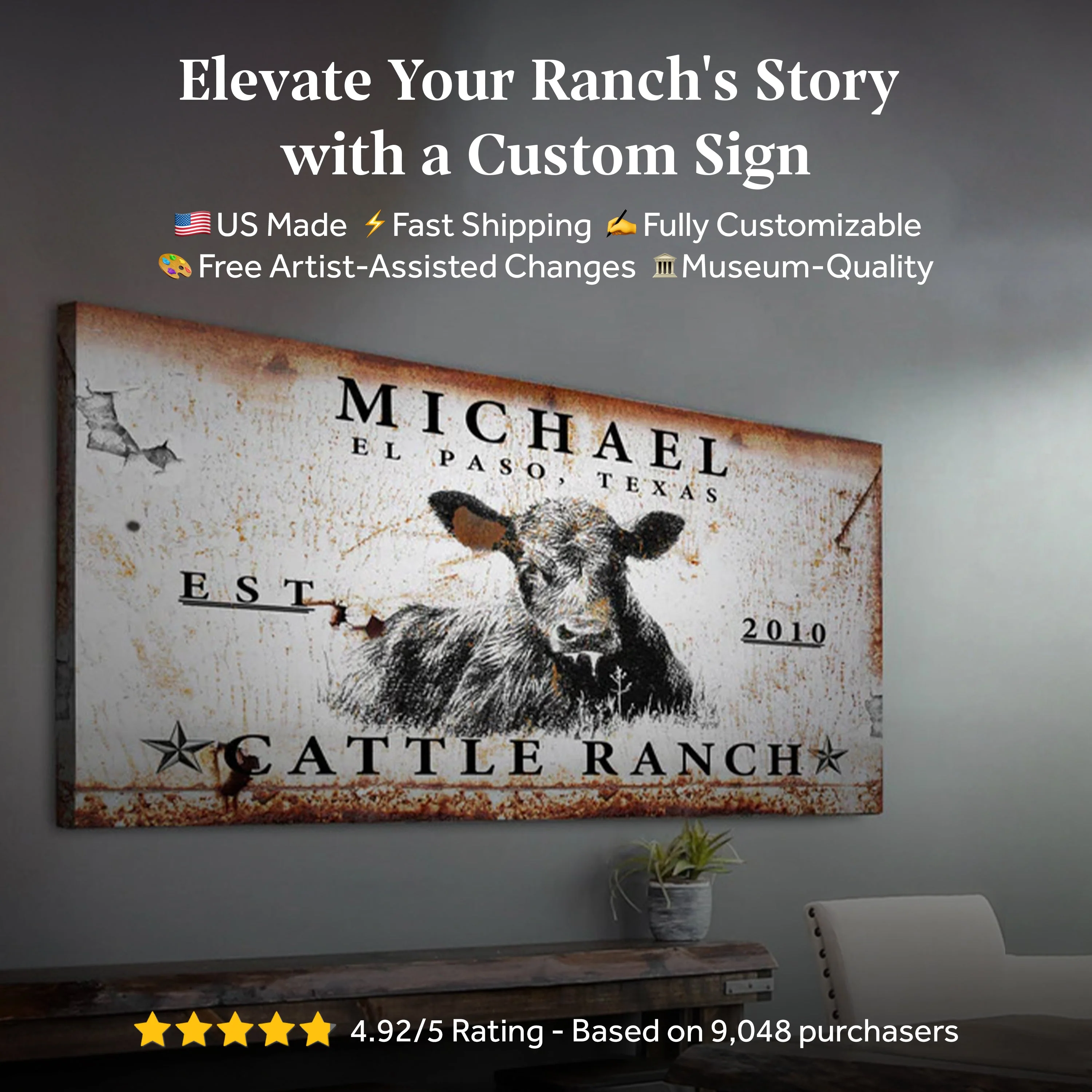 Cattle Ranch Sign - Image 4