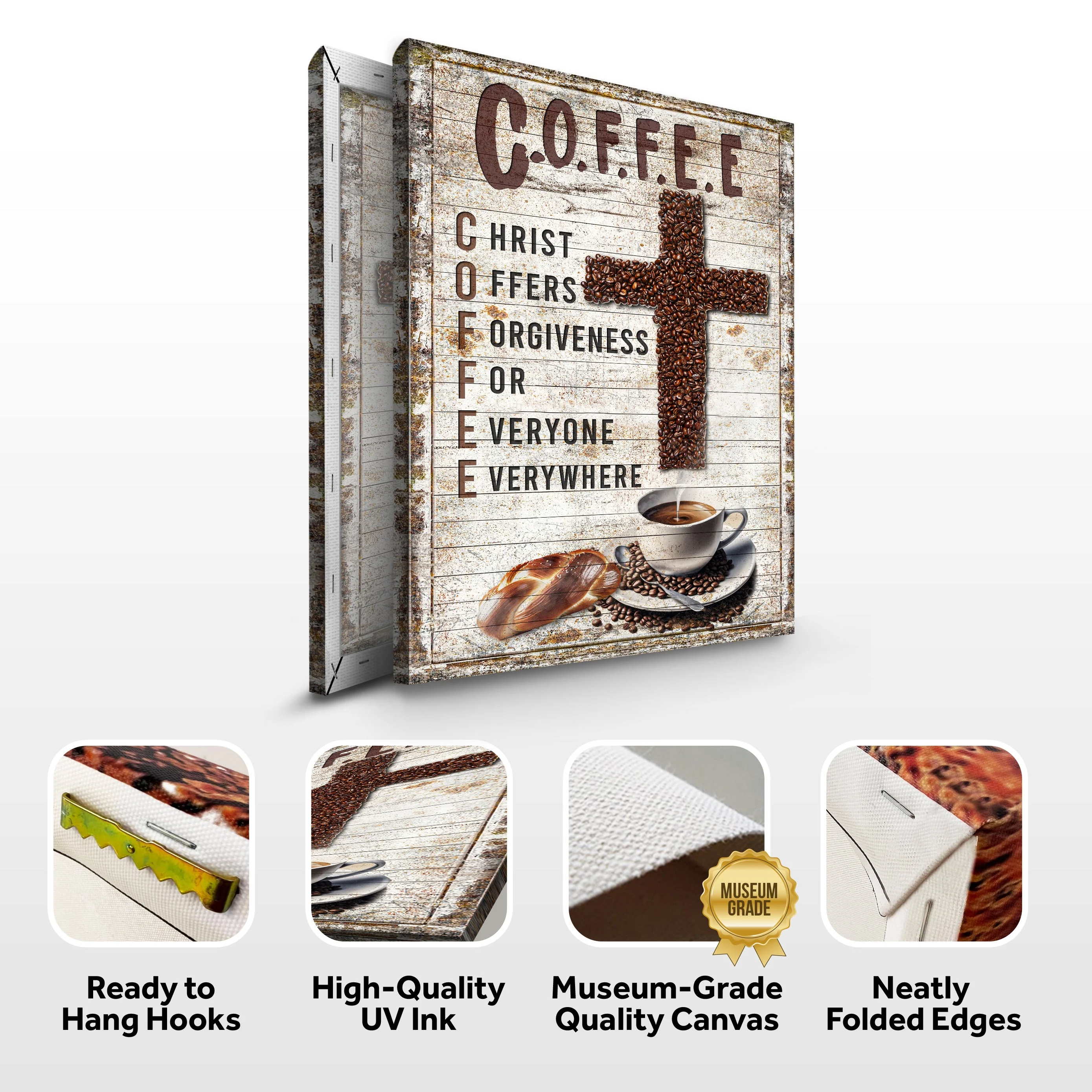Christ And Coffee Faith Sign - Image 6