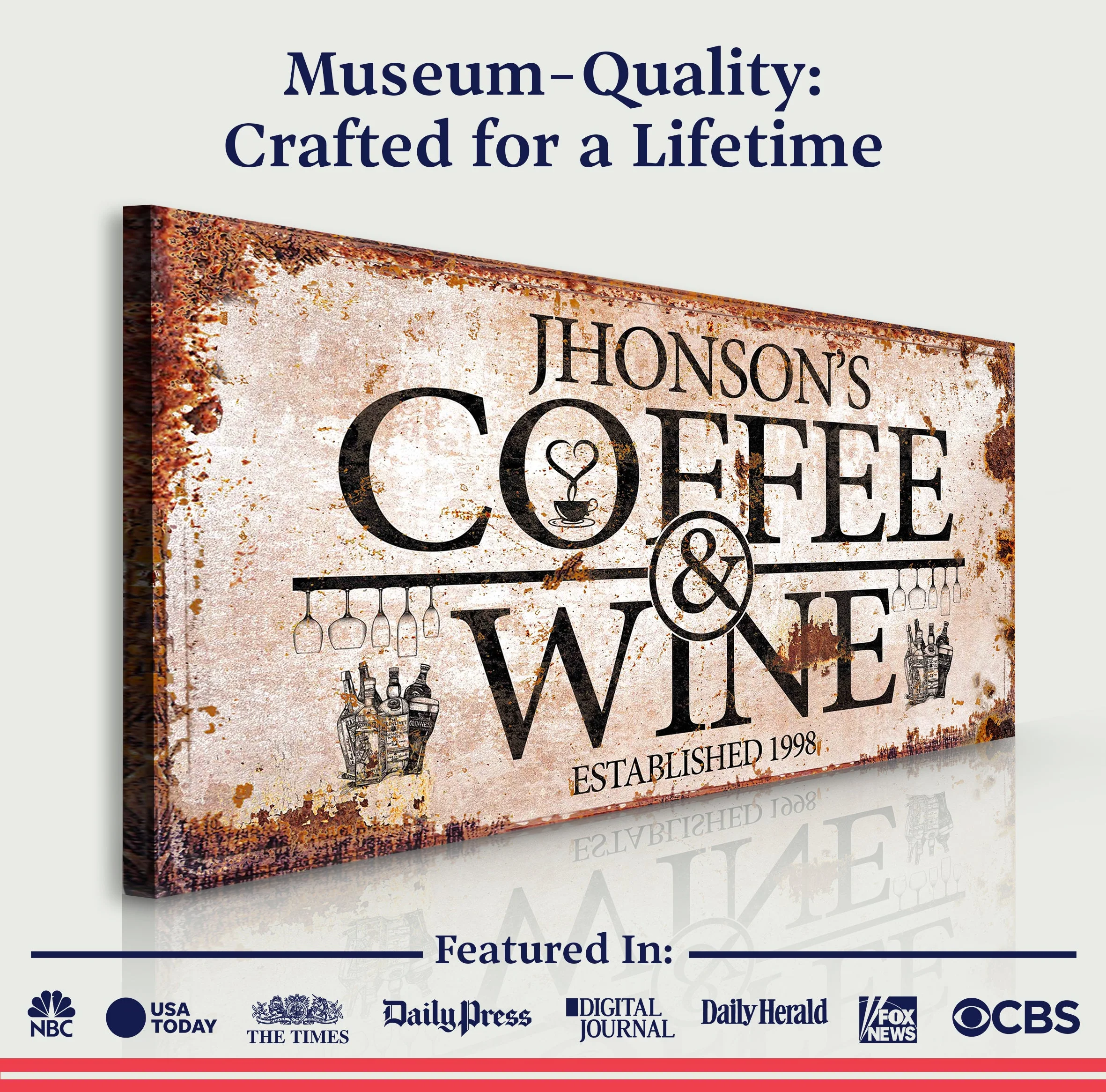Coffee and Wine Sign II - Image 3