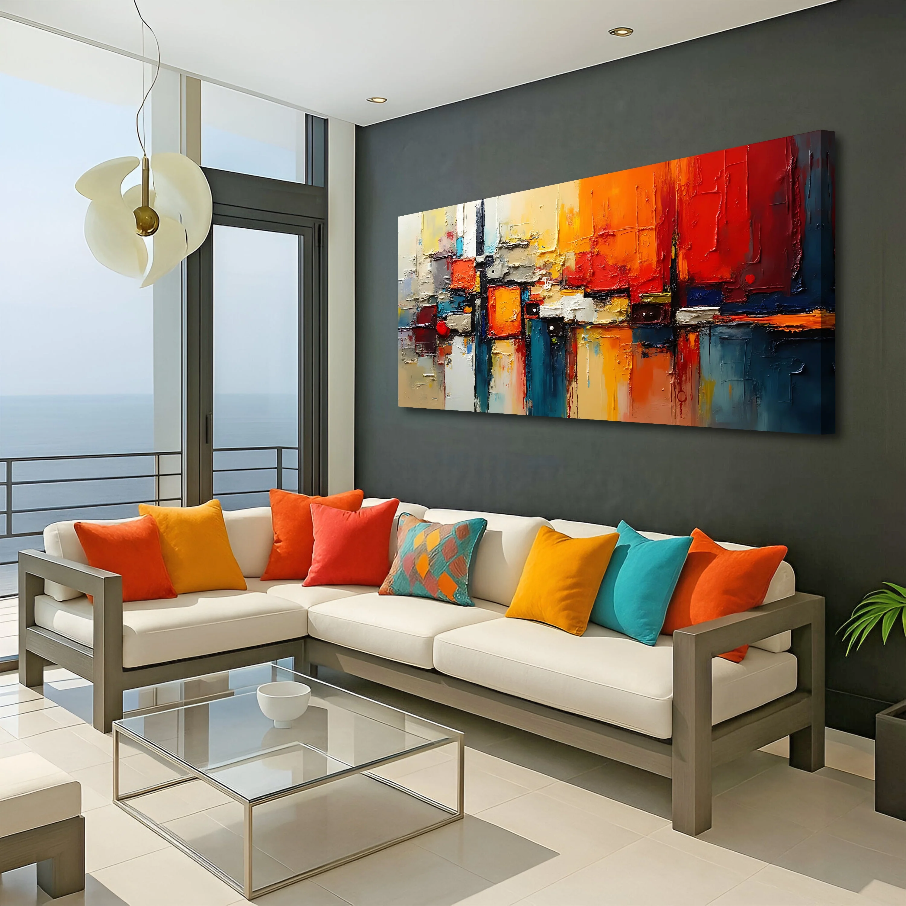 Colorful Abstract Wall Art II - Image 4