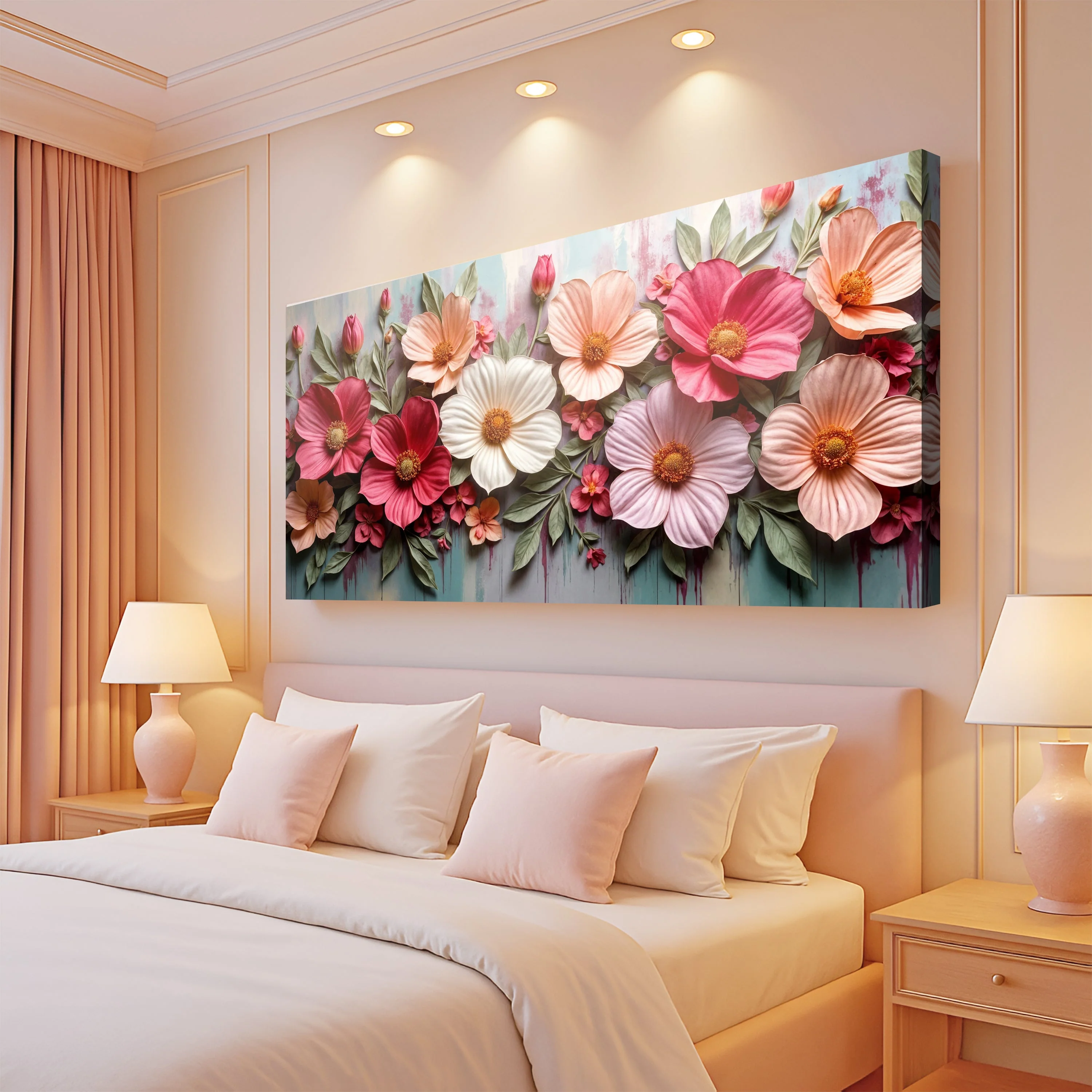 Colorful Floral Realistic Wall Art II - Image 2