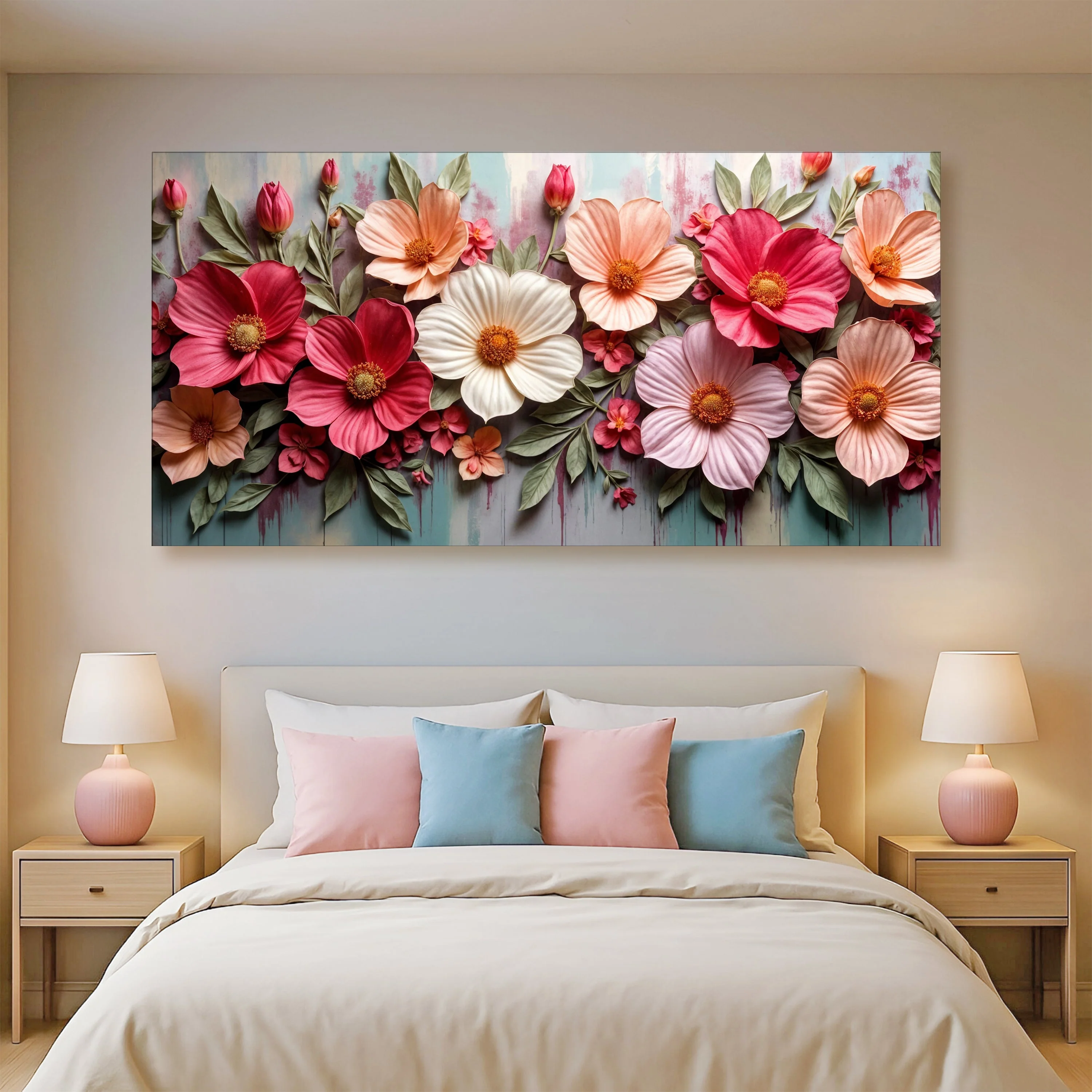 Colorful Floral Realistic Wall Art II - Image 4