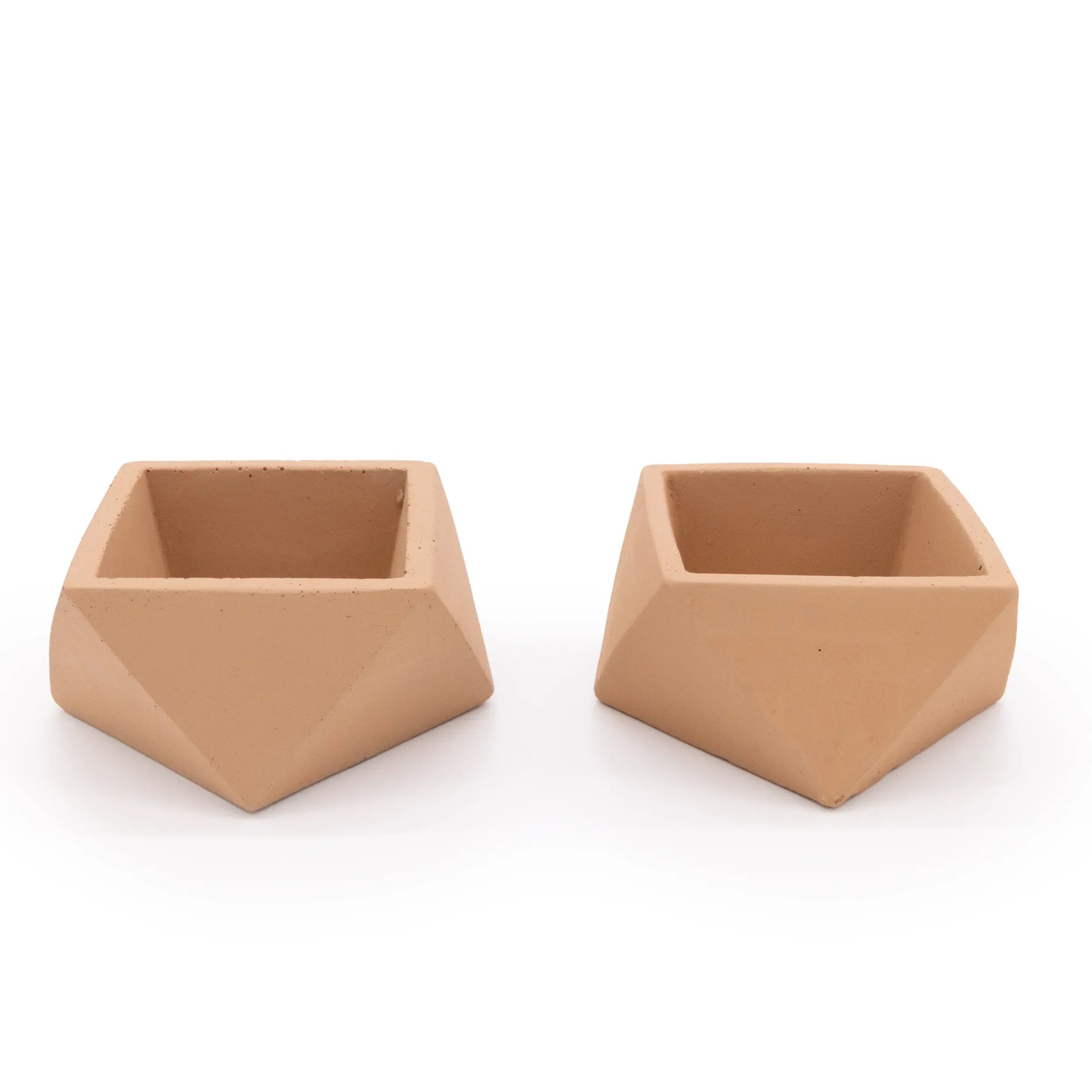 Concrete Mini Wedge Tabletop Planters (Set of 2) - Image 6