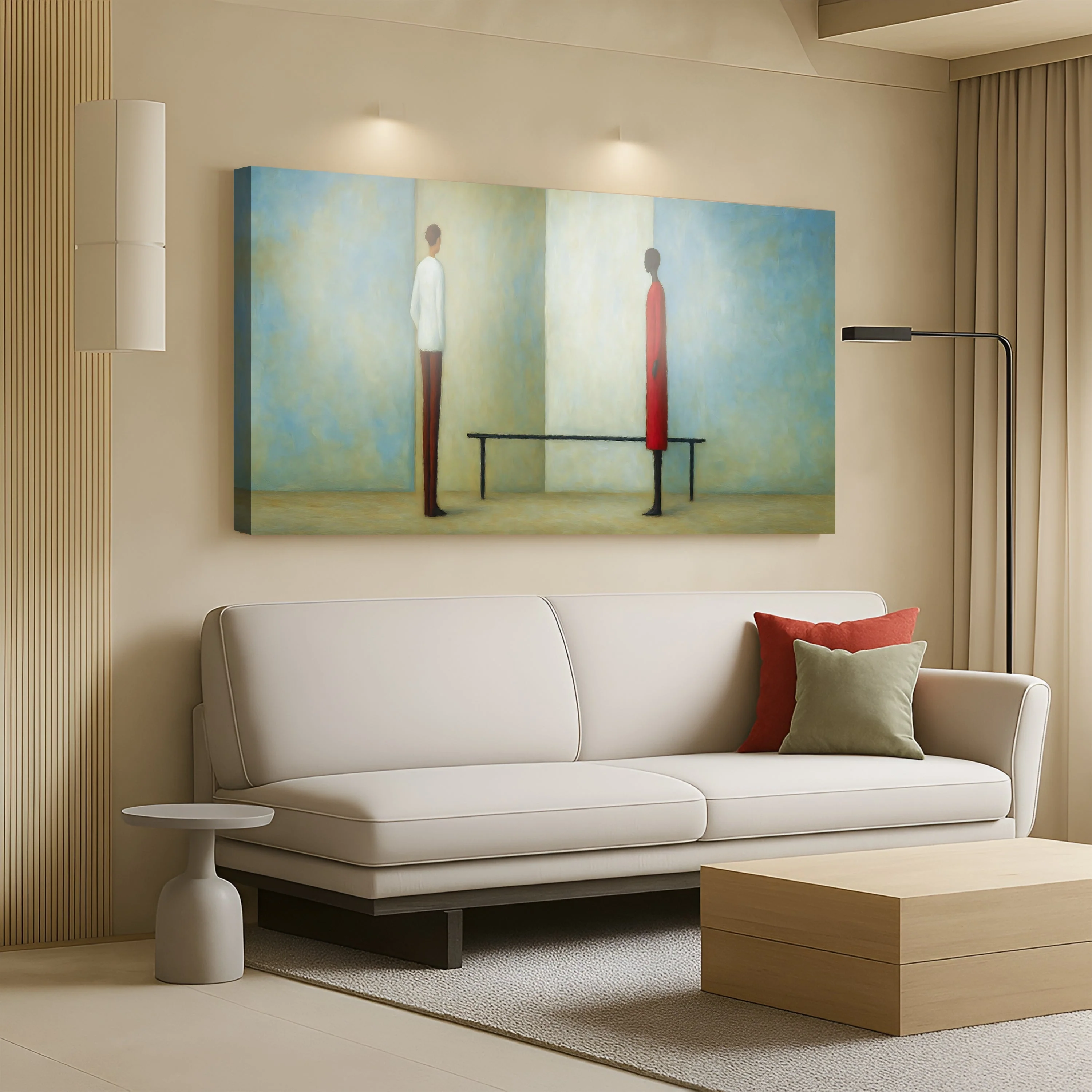 Confrontation Abstract Wall Art - Image 2