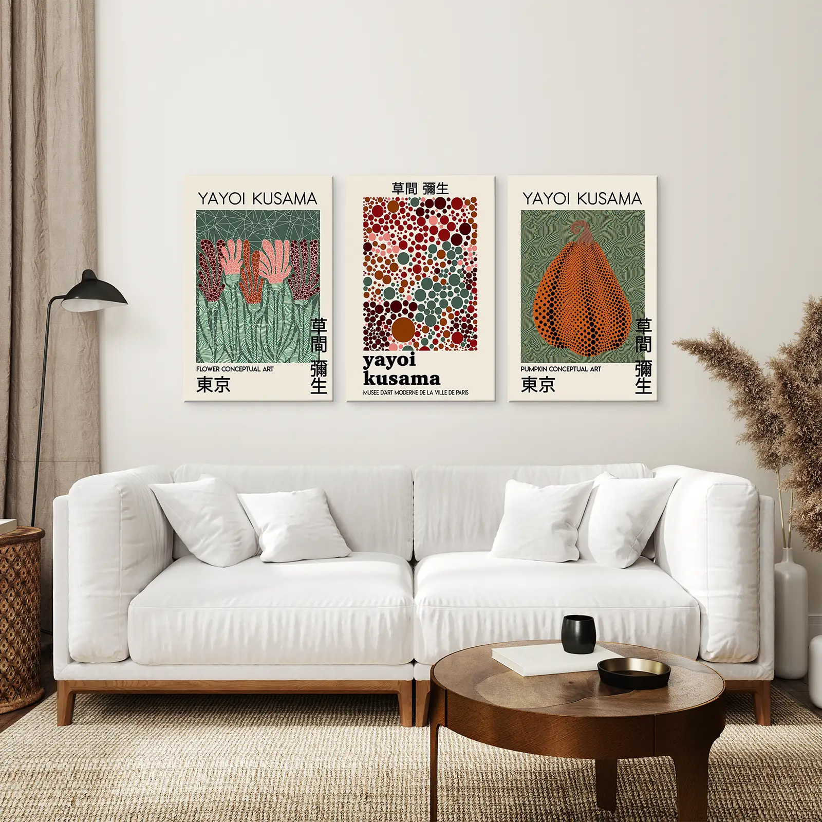 Contemporary Yayoi Kusama Retro Wall Art Decor - Image 3