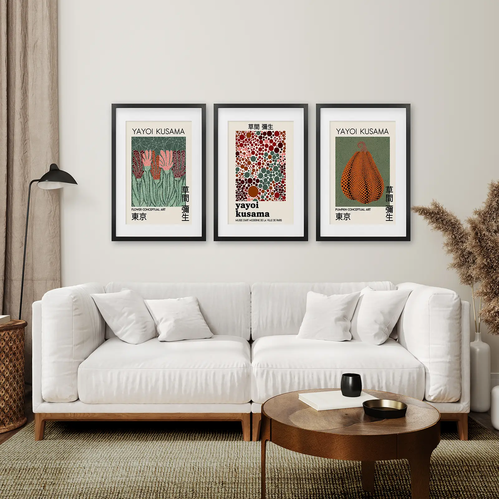 Contemporary Yayoi Kusama Retro Wall Art Decor - Image 4