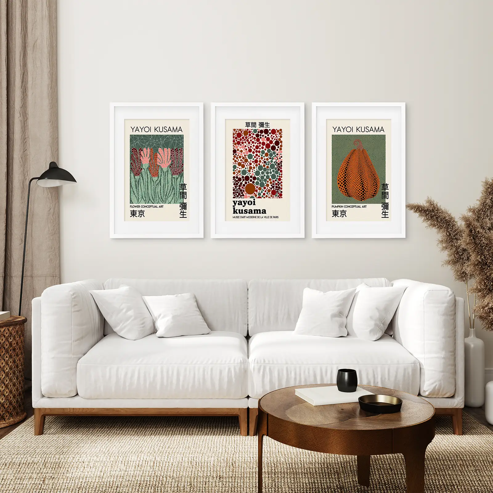 Contemporary Yayoi Kusama Retro Wall Art Decor - Image 5