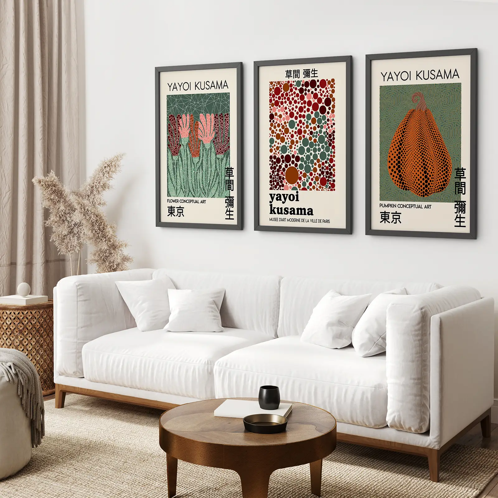 Contemporary Yayoi Kusama Retro Wall Art Decor - Image 6