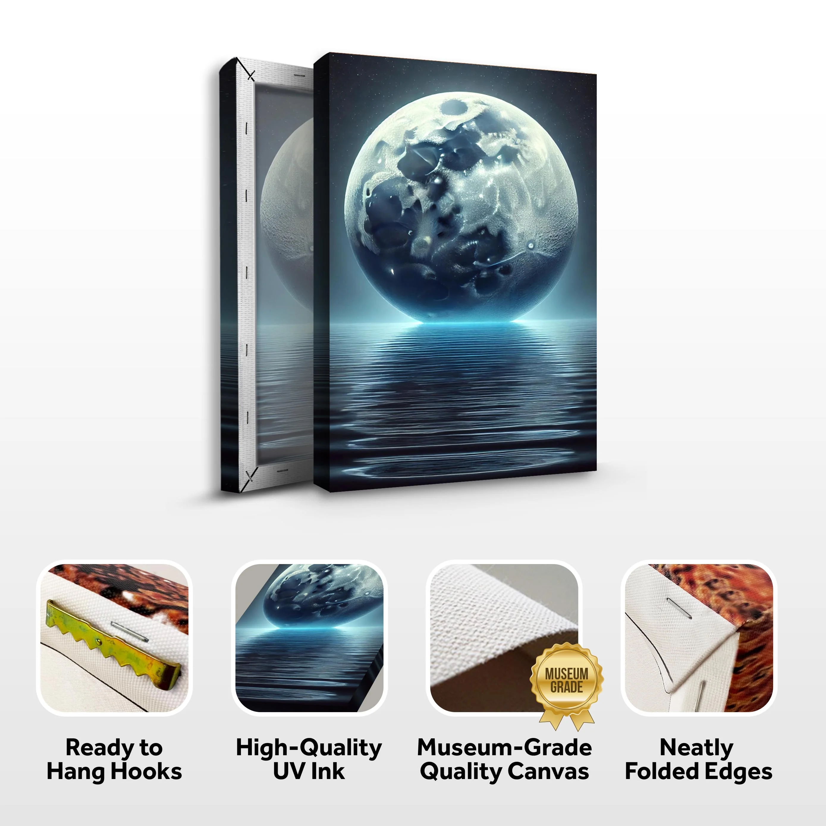 Cool Moonlight Glow Wall Art - Image 3