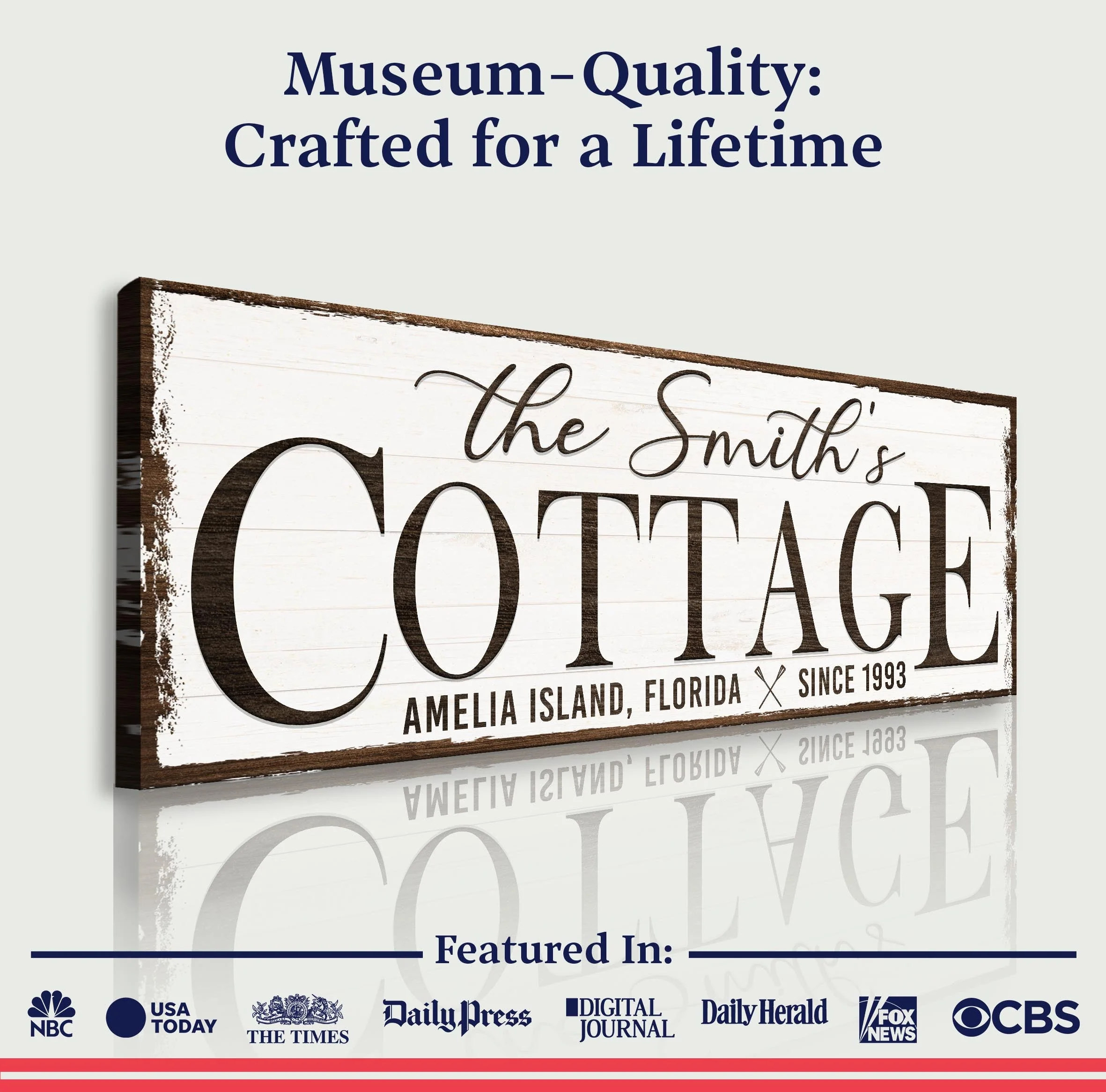 Cottage Beach House Sign II - Image 4