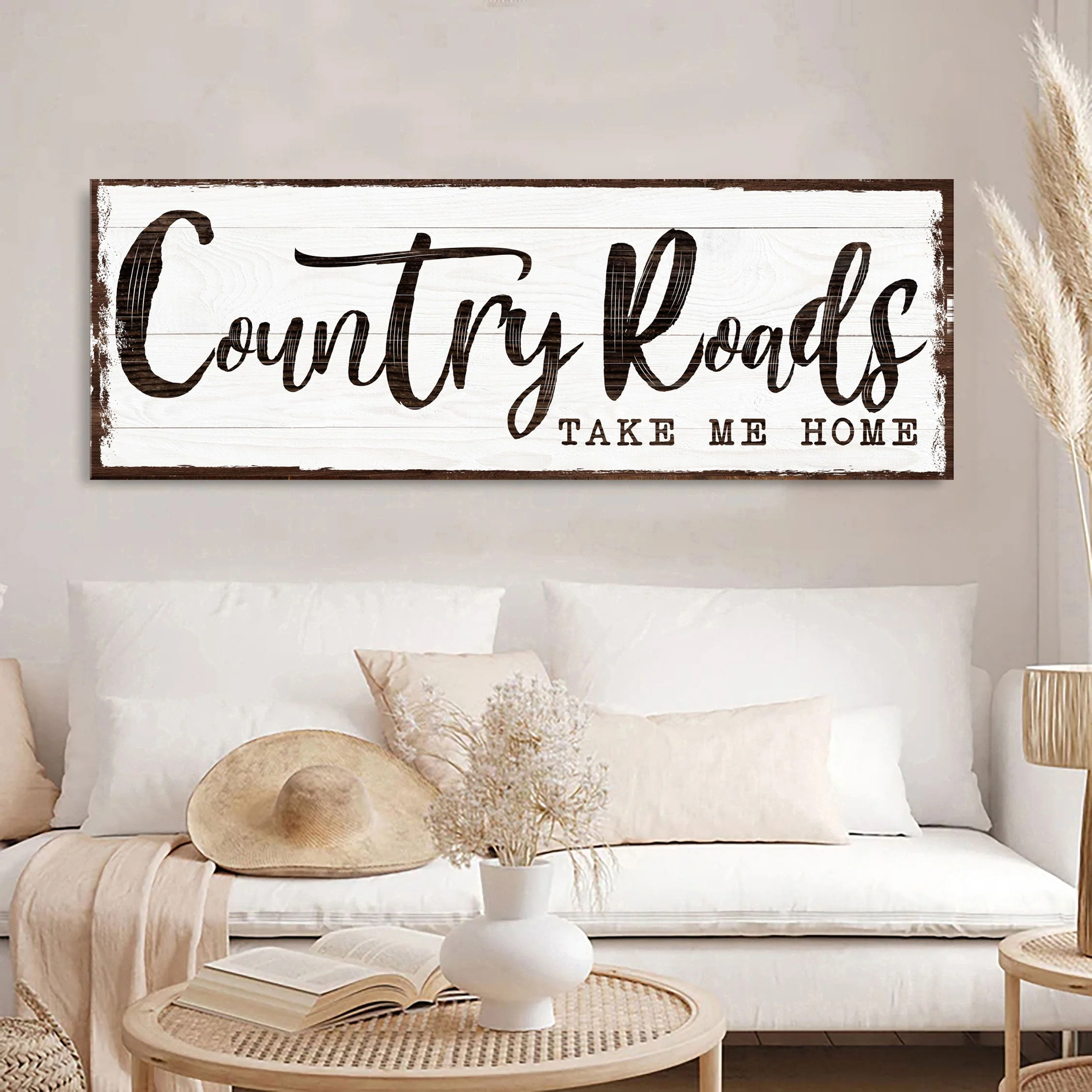 Country Roads Take Me Home Sign III - Image 2
