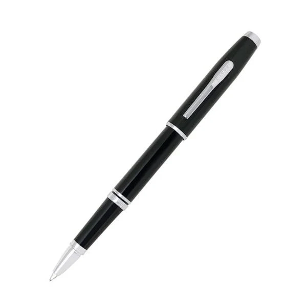 Coventry Black Lacquer with Polished Chrome Appointments 0.7mm Rollerball
