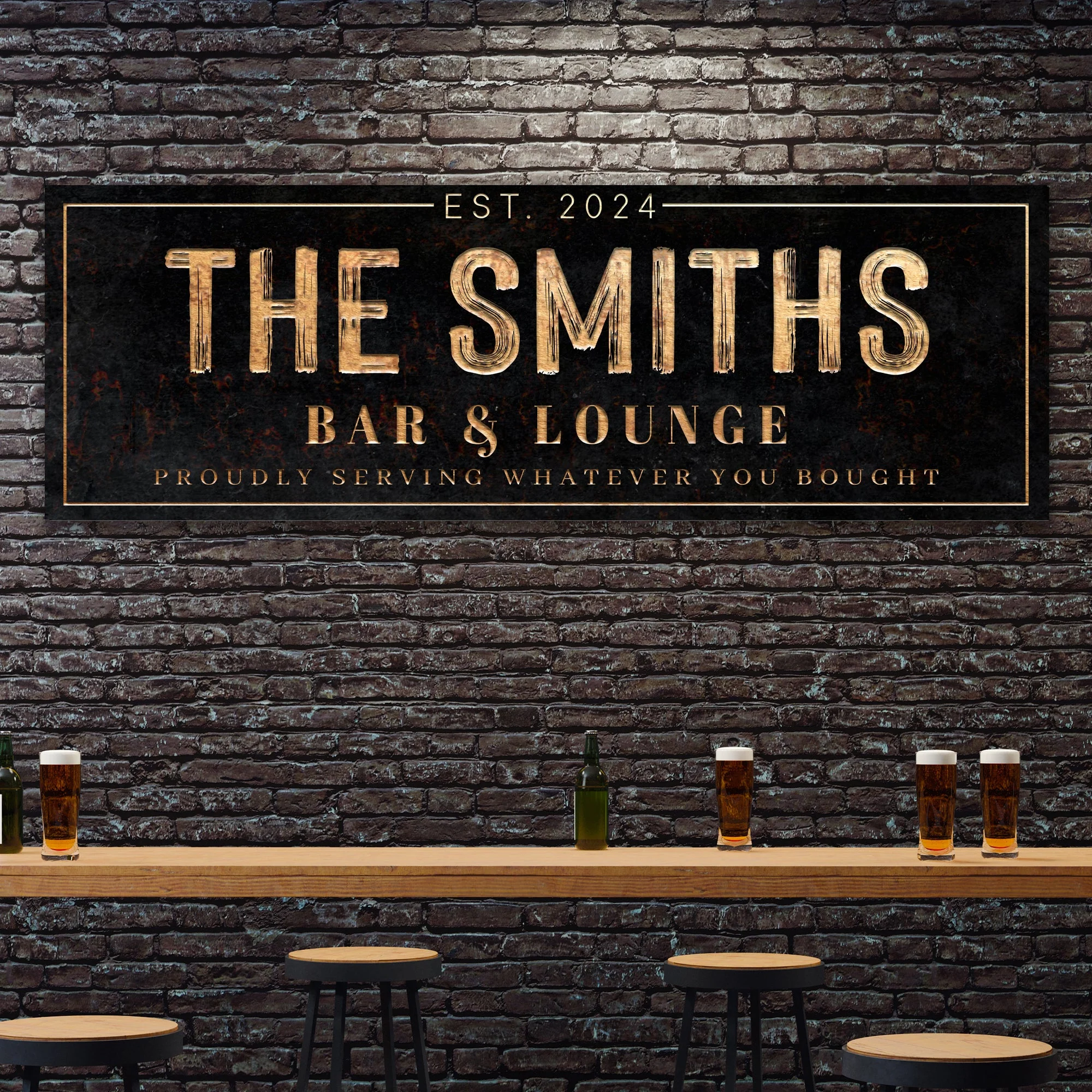 Custom Bar & Lounge Sign - Image 2