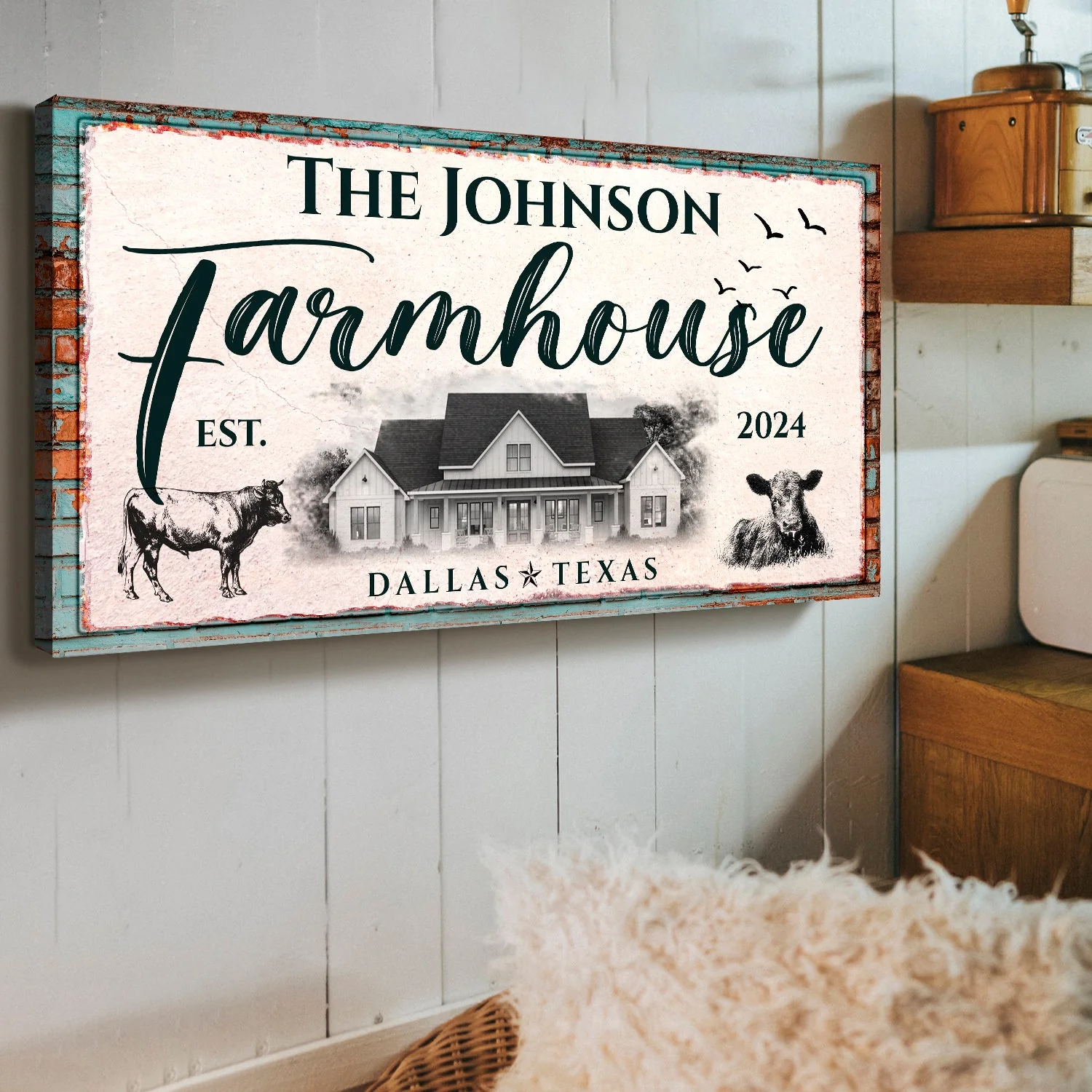 Custom Farmhouse Sign II - Image 3