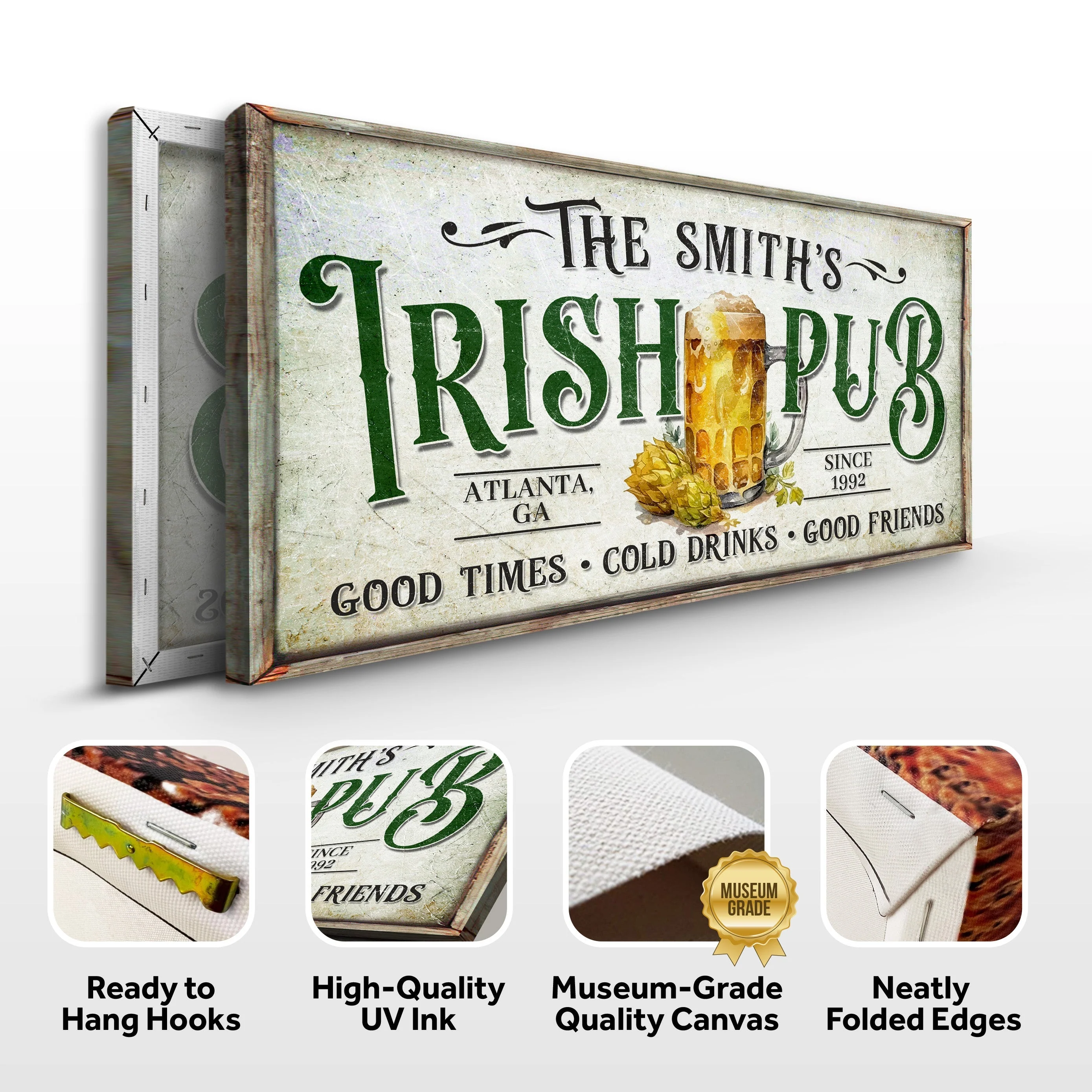 Custom Irish Pub Bar Sign II - Image 5