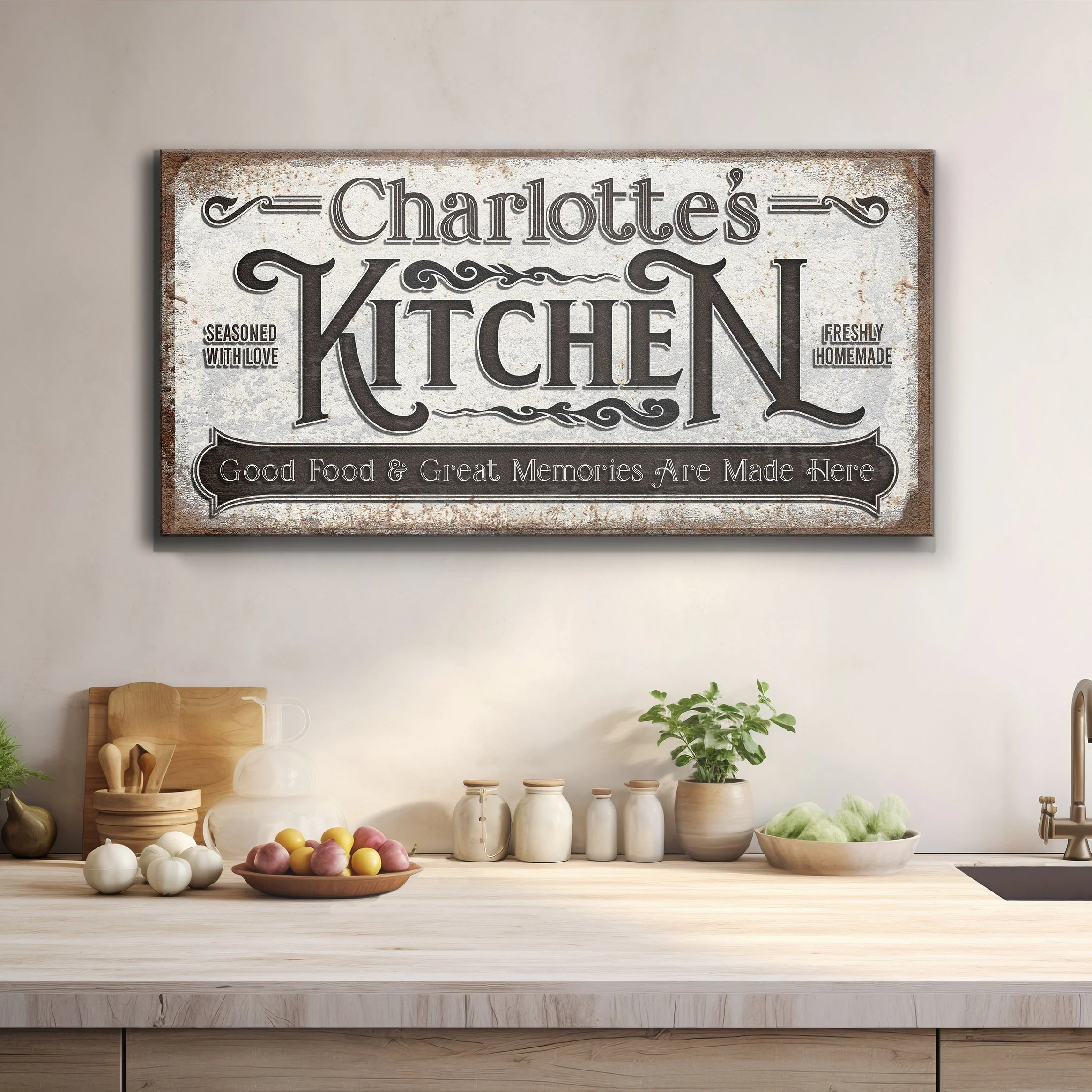 Custom Kitchen Sign II - Image 3