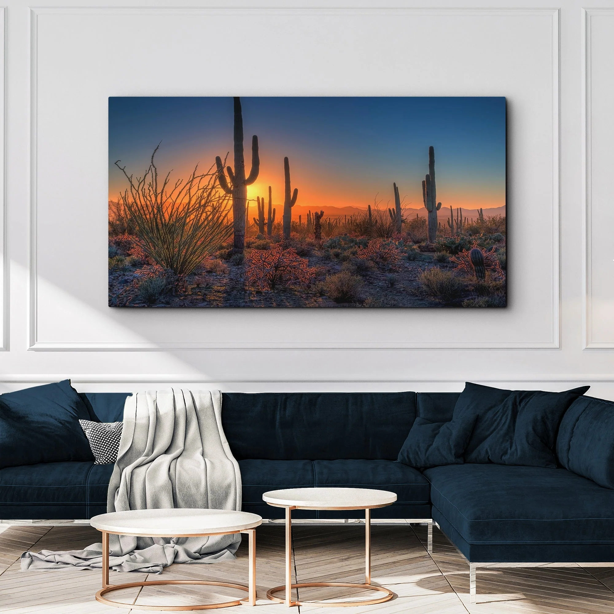 Desert Dusk Canvas Wall Art - Image 2