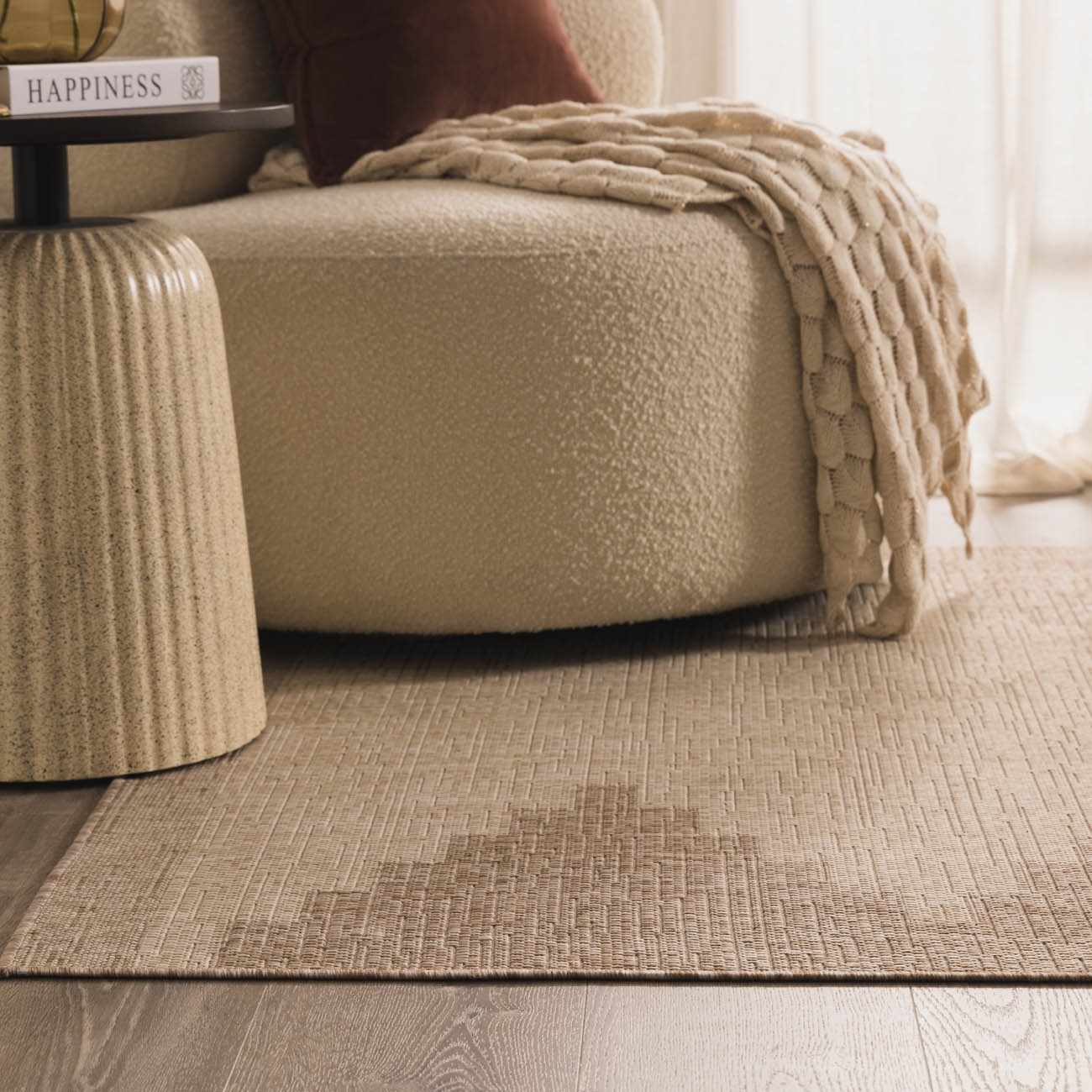 Djugun Beige Indoor & Outdoor Rug - Image 9