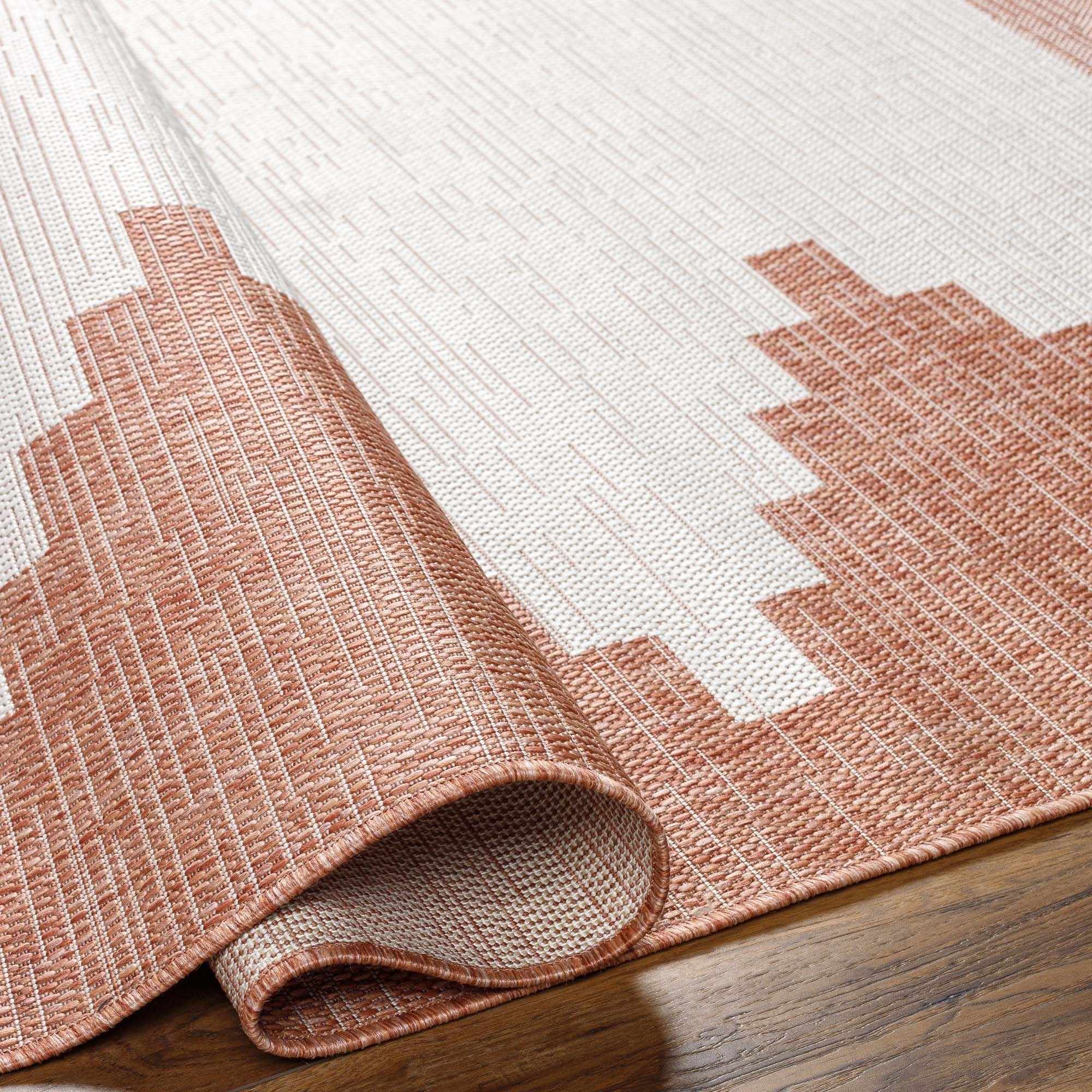 Djugun Peach Fuzz Indoor & Outdoor Area Rug - Image 4