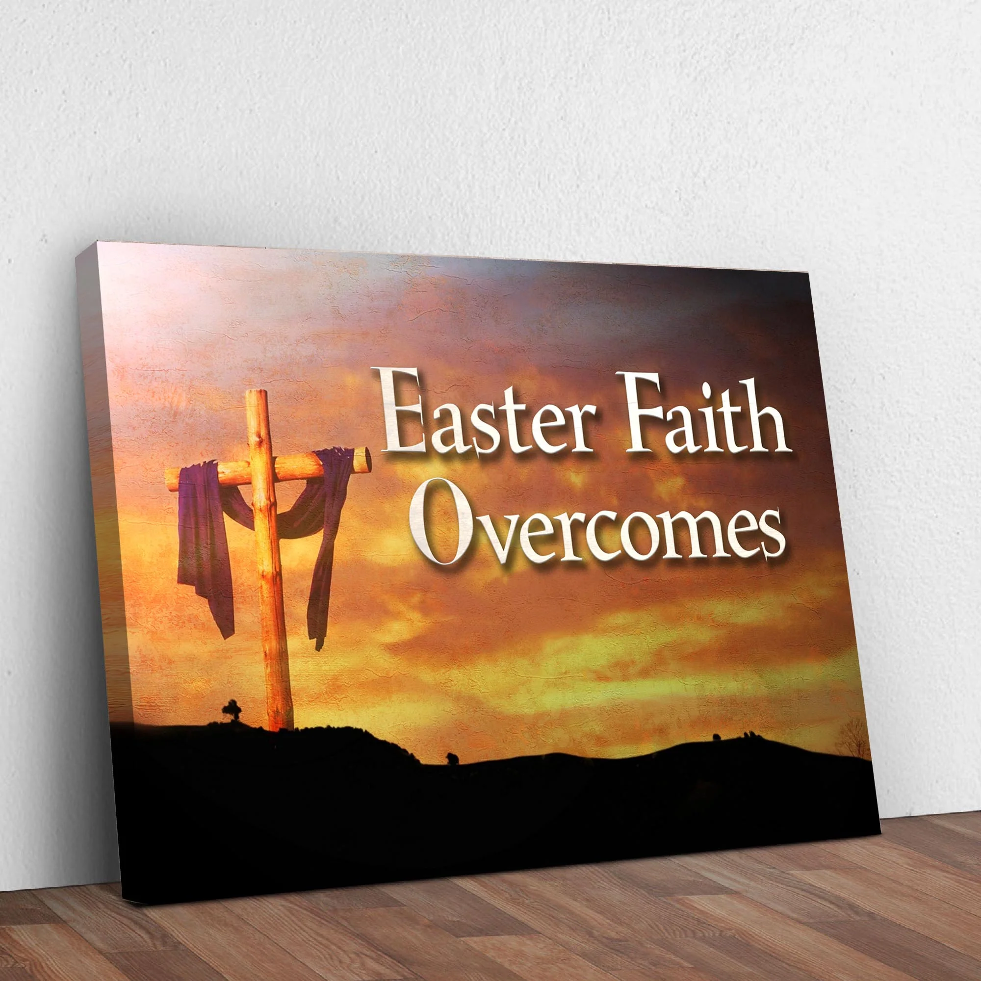 Easter Faith Overcomes Sign - Image 3