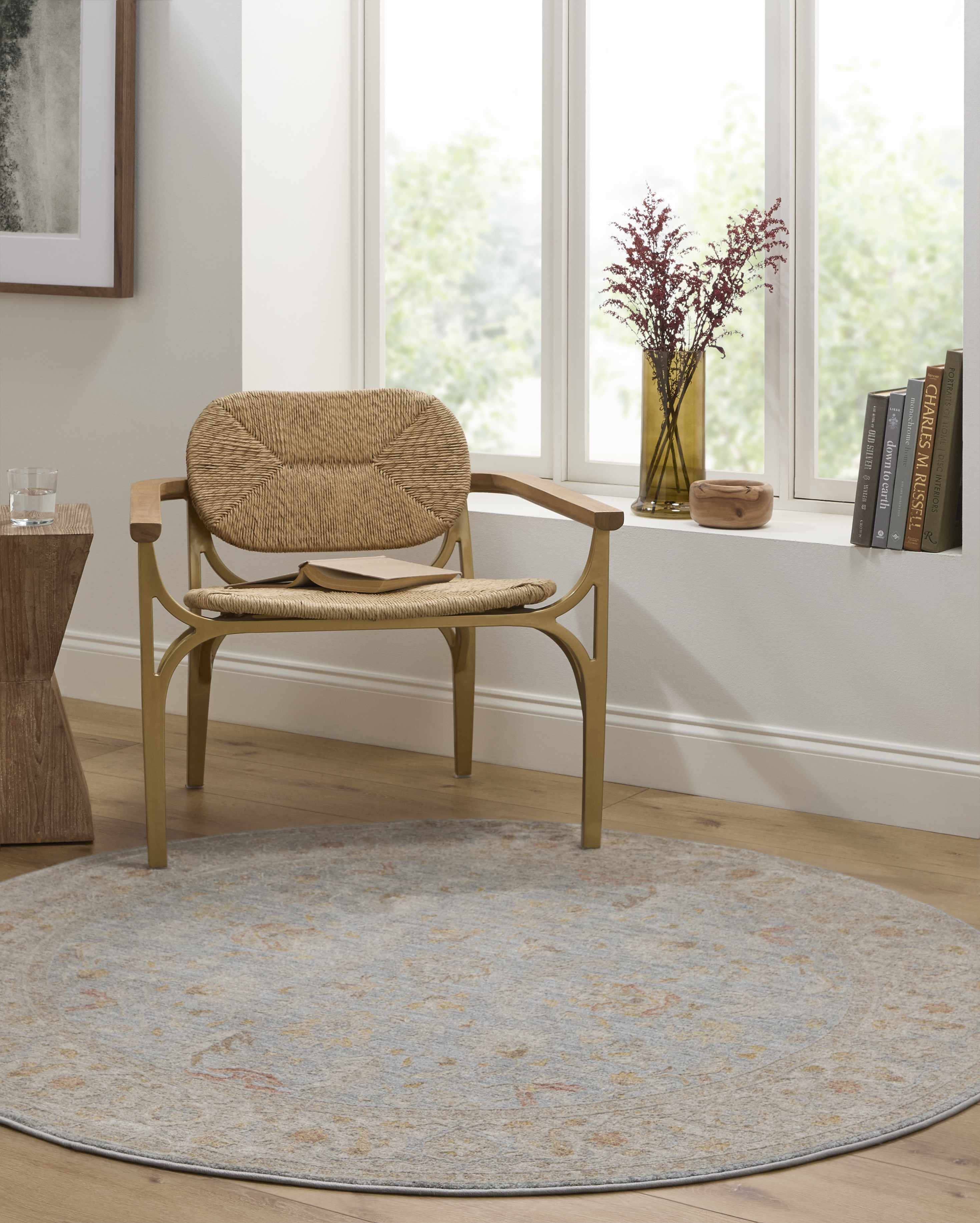Edie Taupe Oushak Rug - Image 3