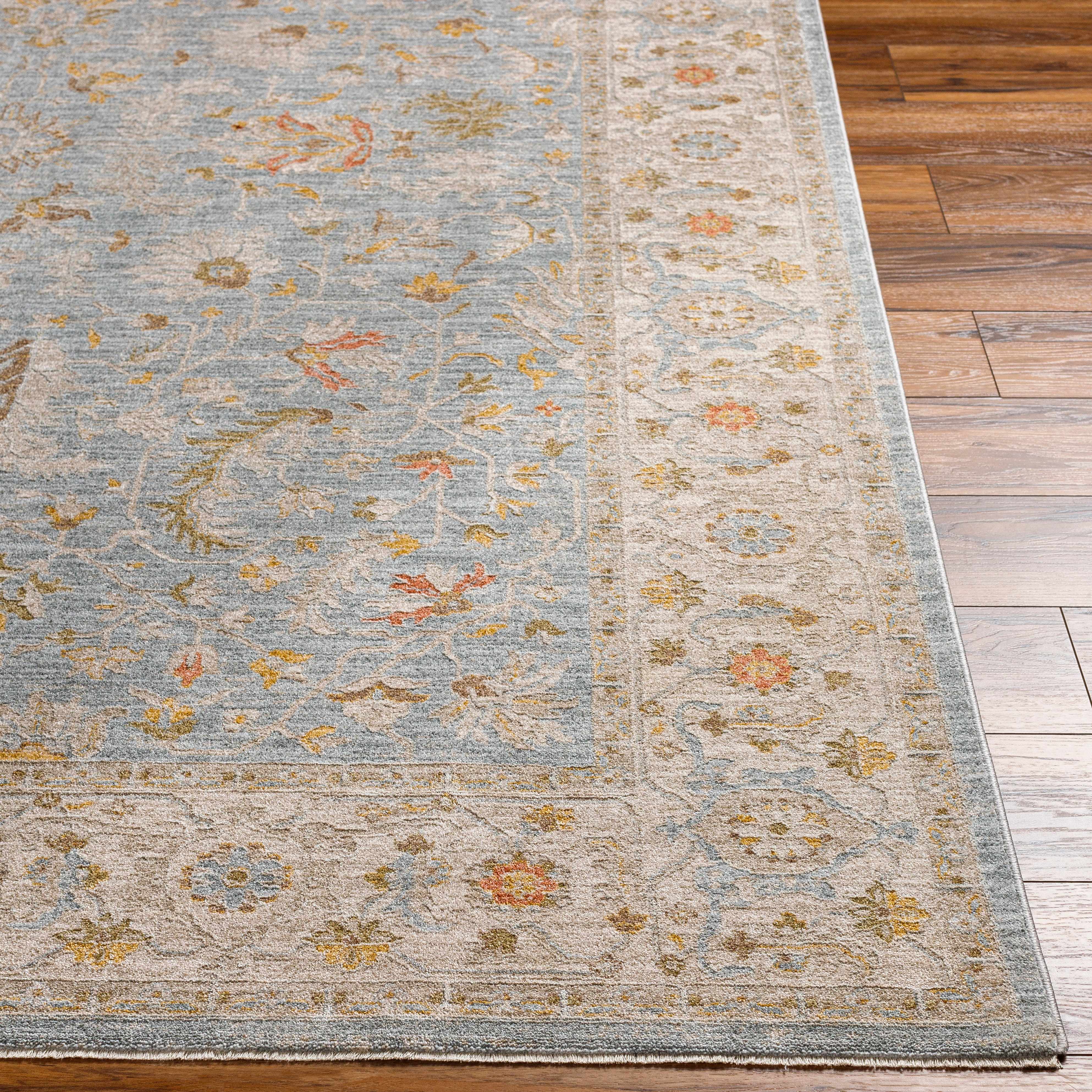 Edie Taupe Oushak Rug - Image 9