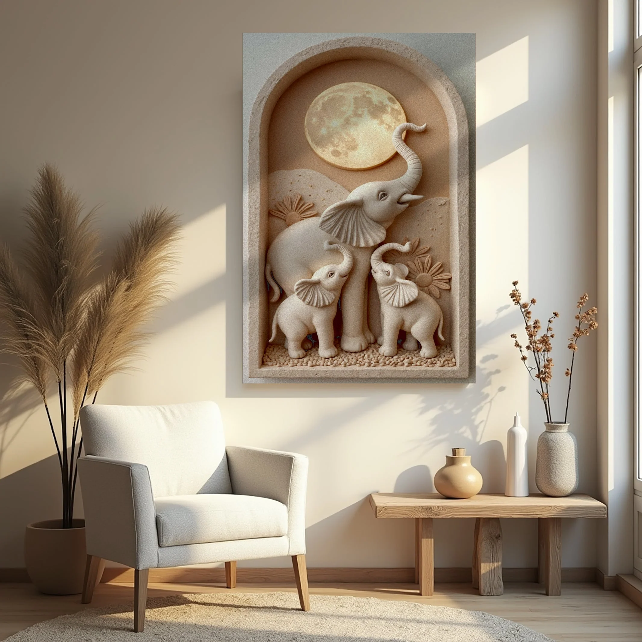 Elephant Harmony Wall Art - Image 4