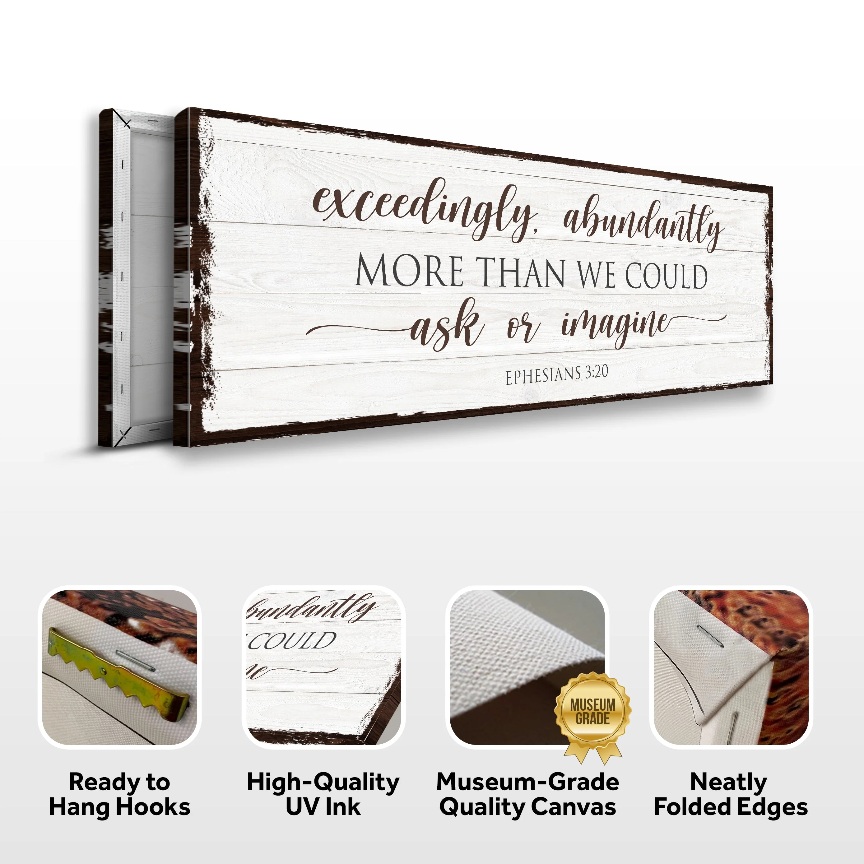 Exceedingly, Abundantly More Than We Could Ask Or Imagine Faith Sign - Image 6