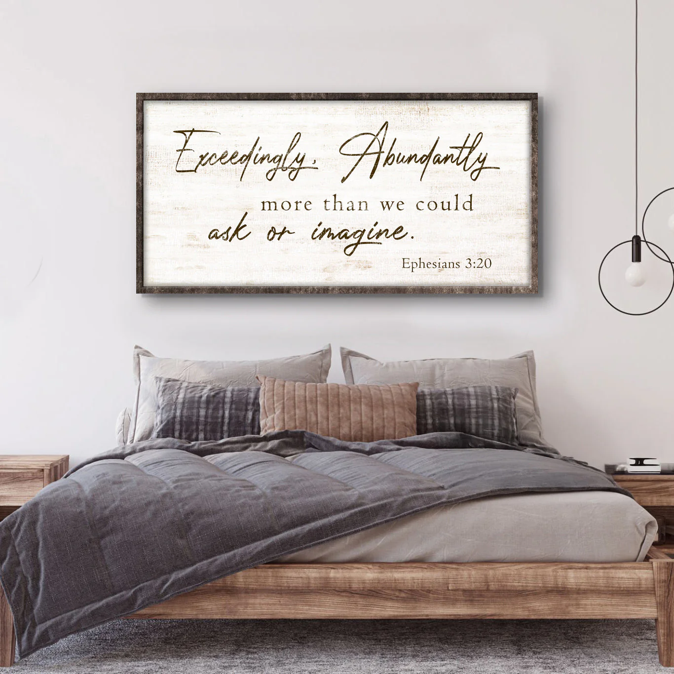 Exceedingly, Abundantly More Than We Could Ask Or Imagine Faith Sign IV - Image 3