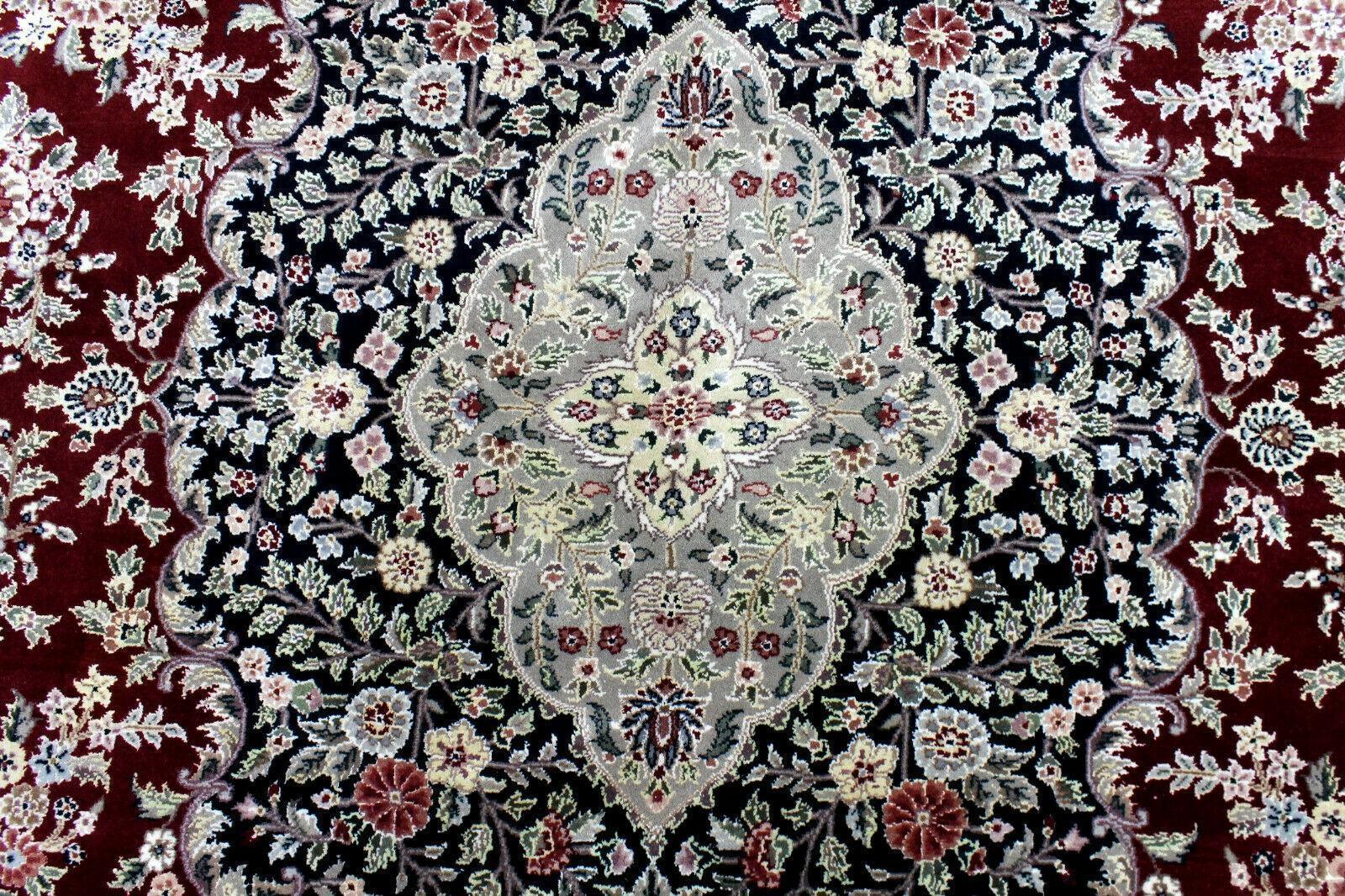 Exquisite Mint Hand-Knotted Peshawar Oriental Wool Rug – 9' x 12' - Image 4